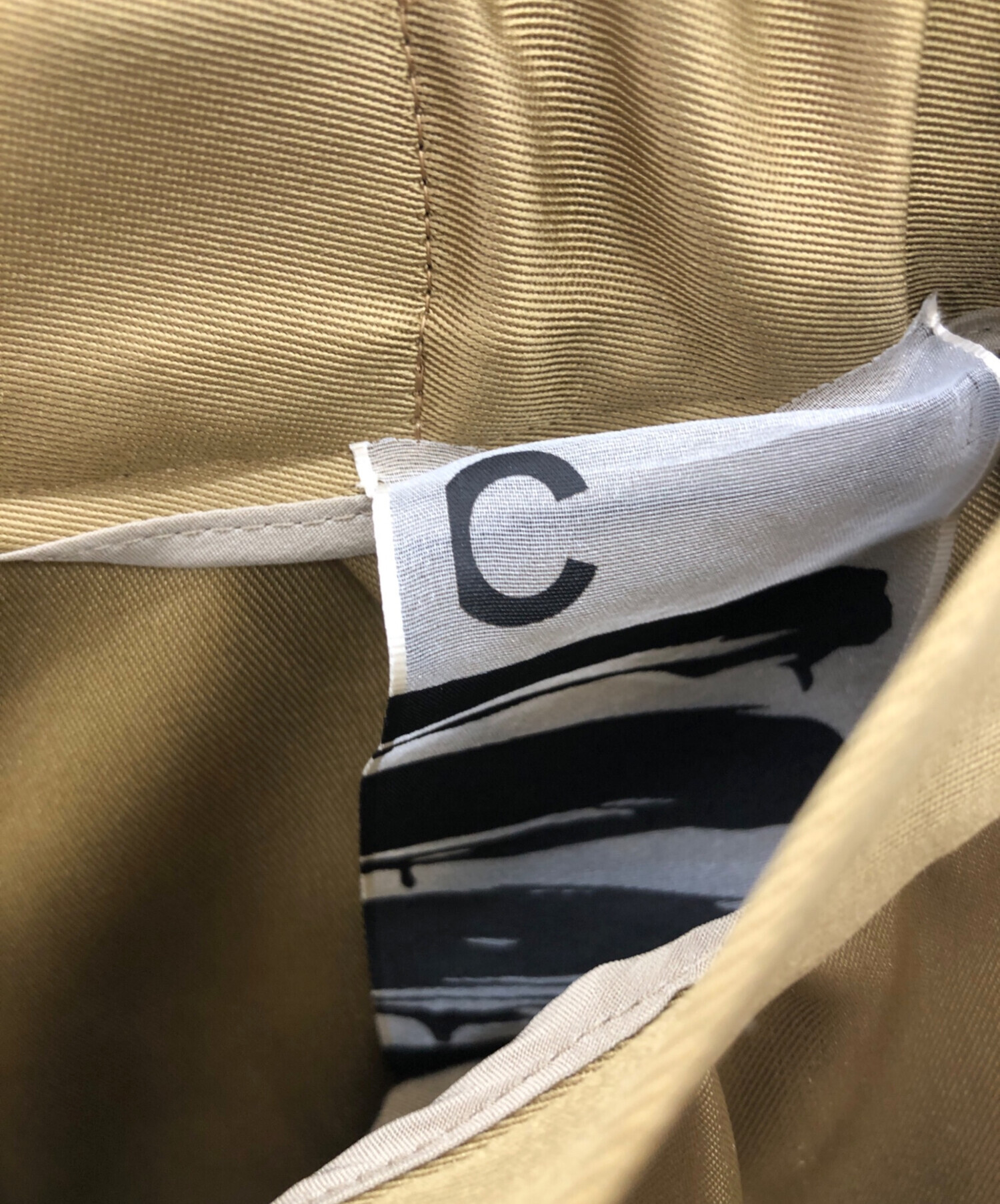 中古・古着通販】CHAOS (カオス) サロンタックパンツ ベージュ サイズ