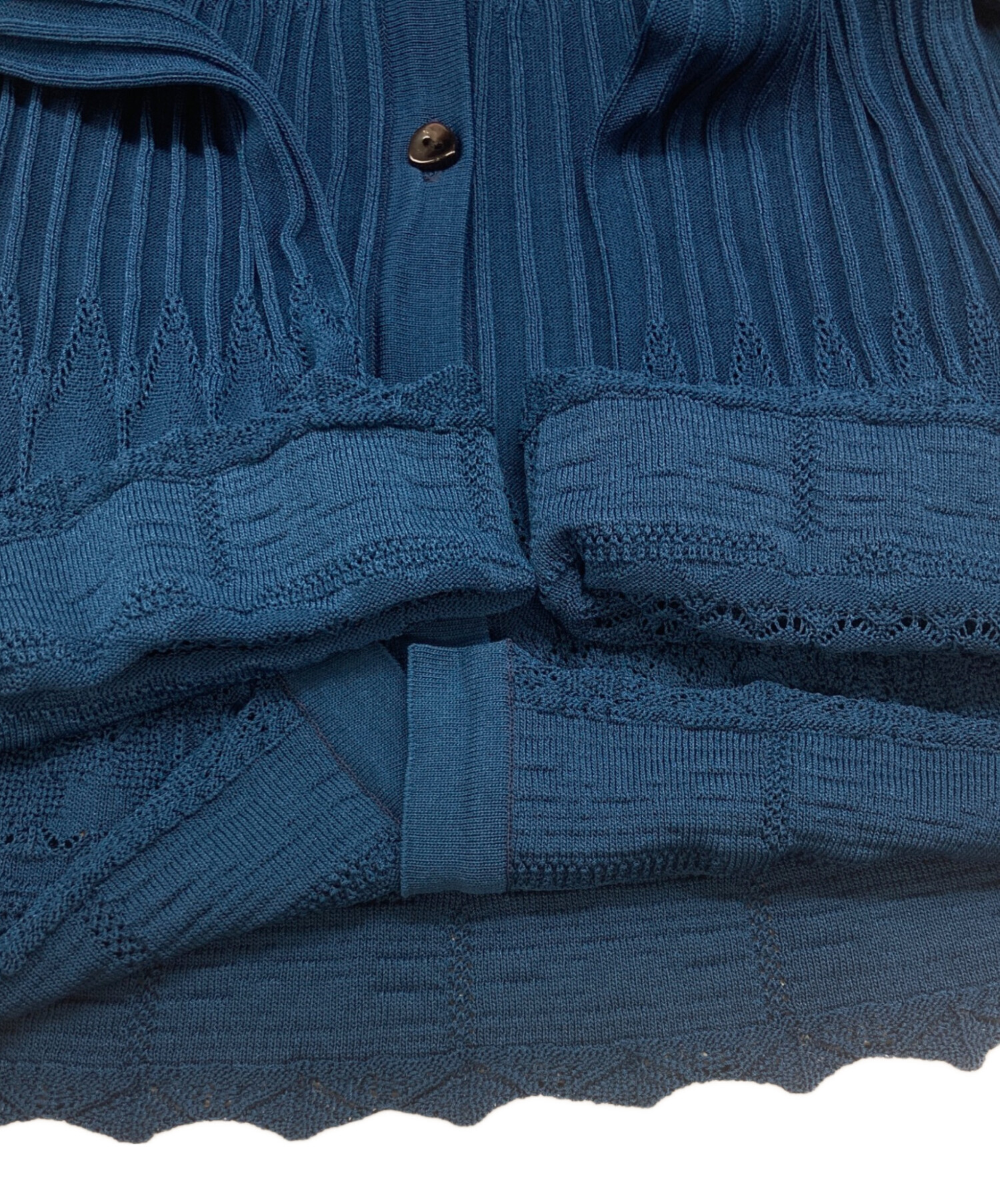 中古・古着通販】MURRAL (ミューラル) Emerge flower knit shirt