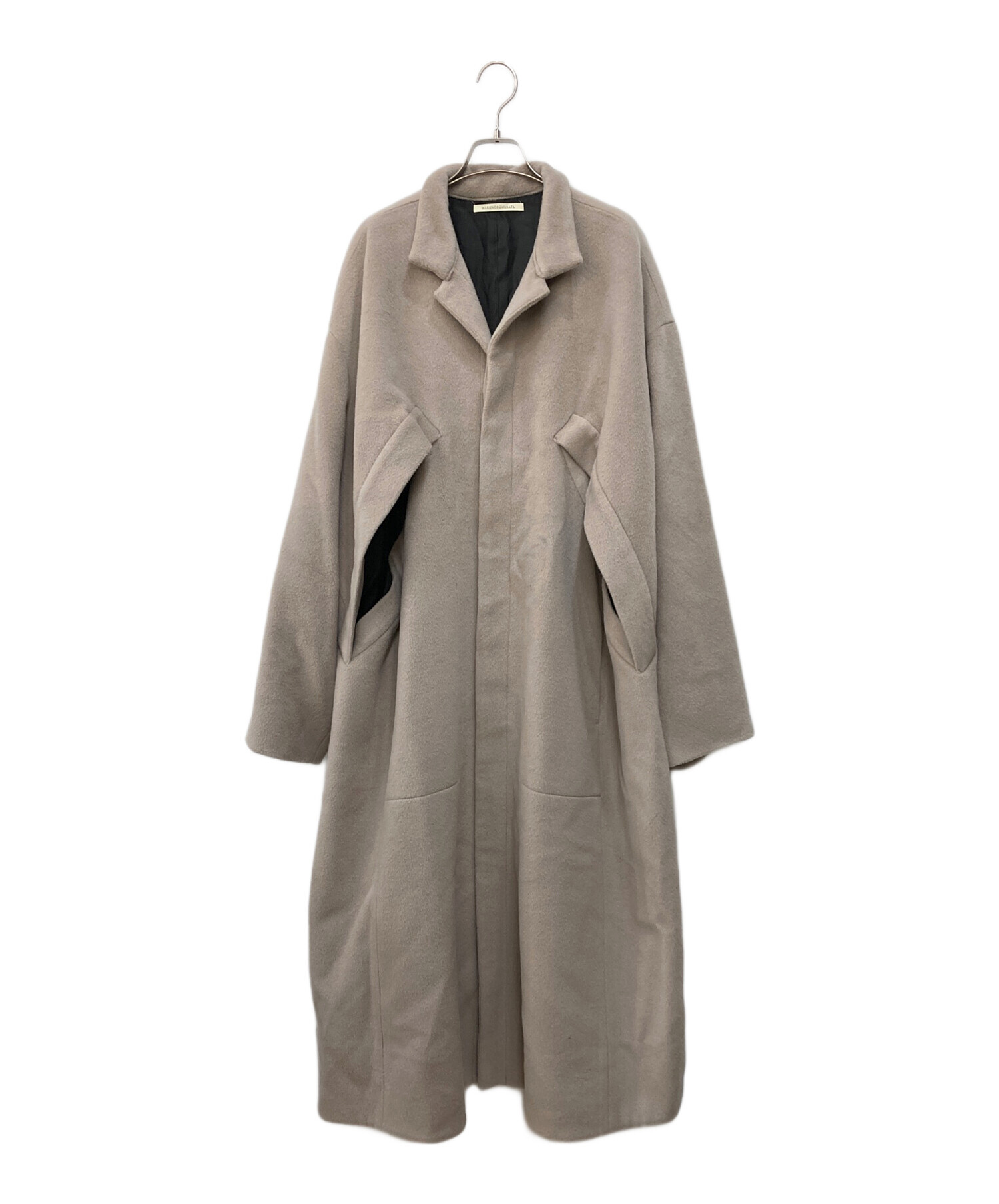 中古・古着通販】HARUNOBUMURATA (ハルノブ ムラタ) コート ベージュ