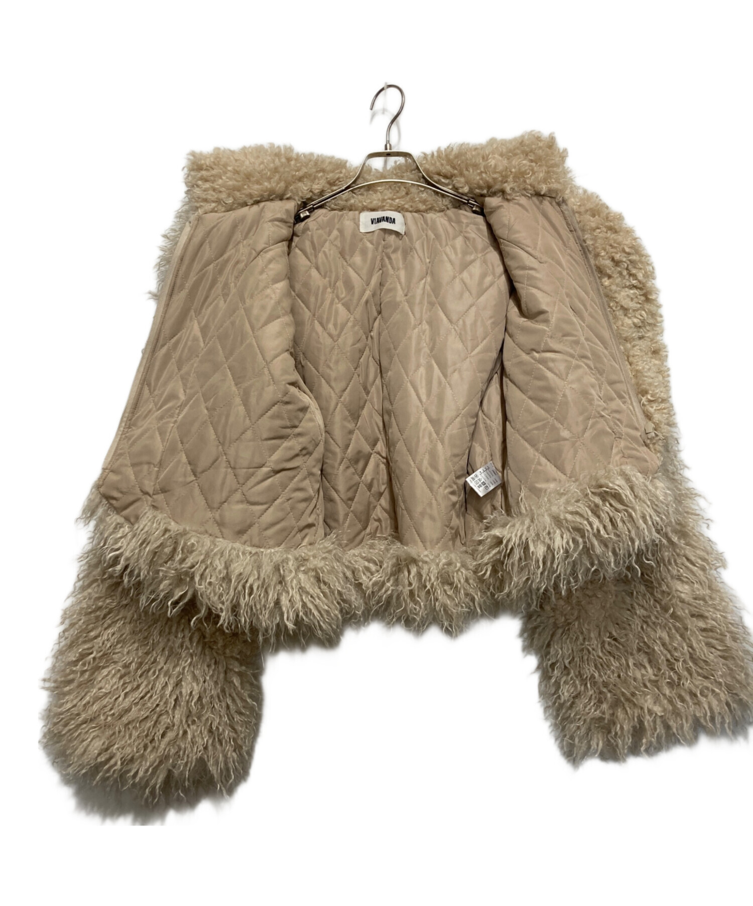 中古・古着通販】VIAVANDA (ヴィアヴァンダ) エコファーアシンメトリー