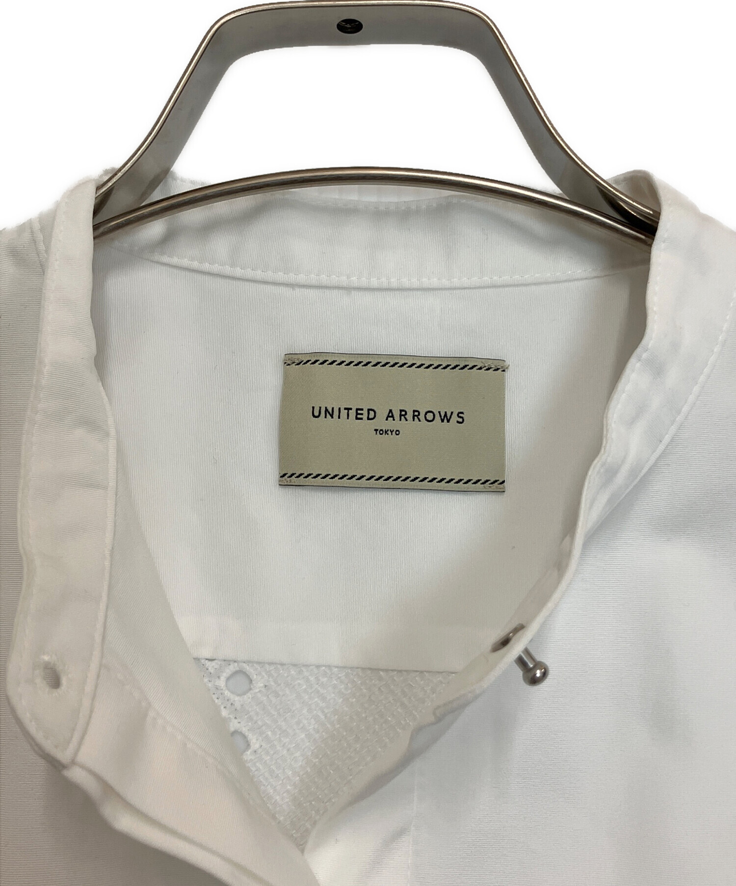新品未使用✦ฺユナイテッドアローズ/2023年購入　BROCHE コンビシャツ　白 中古・古着通販】UNITED ARROWS (ユナイテッドアローズ) BROCHE コンビ