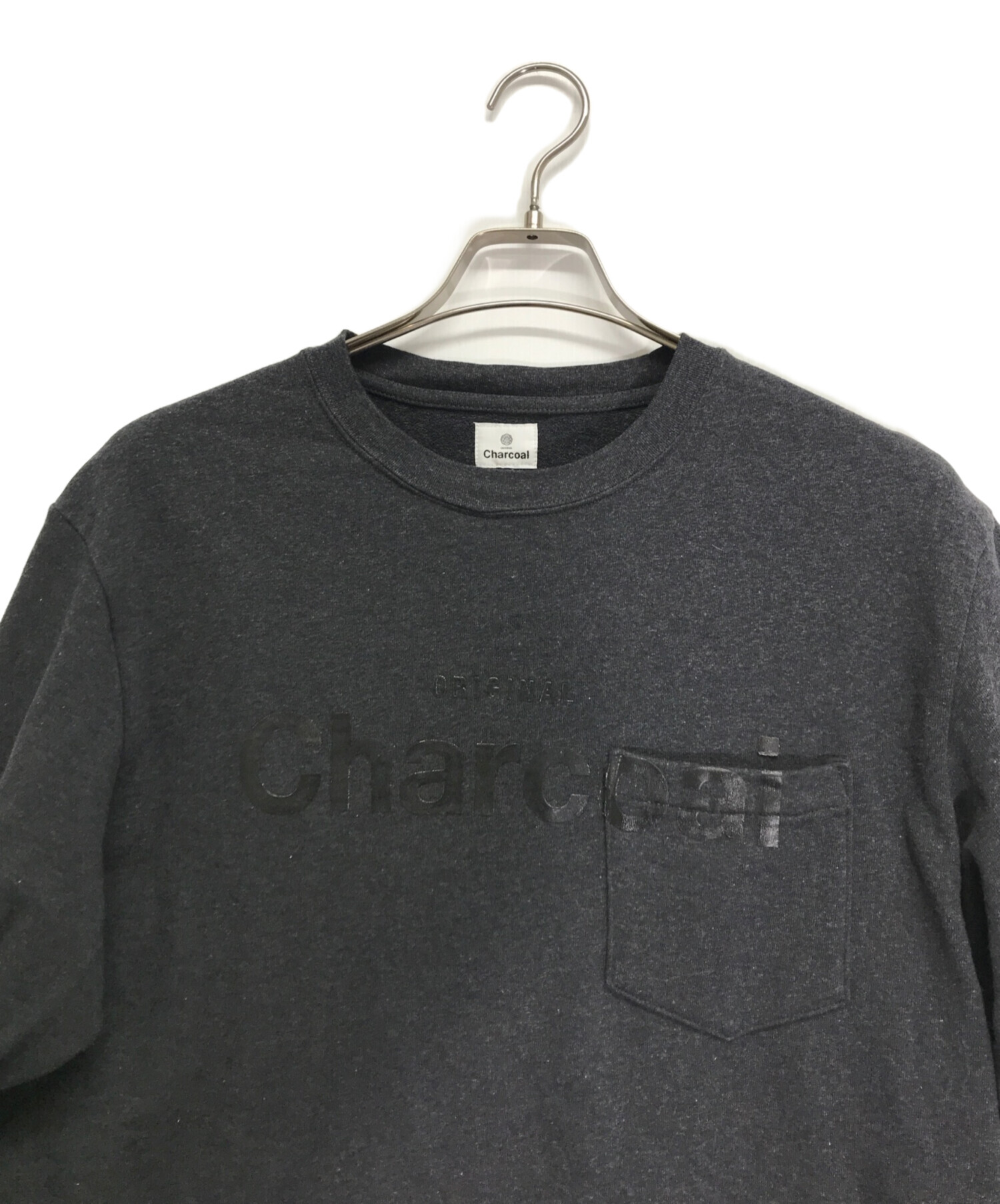 中古・古着通販】Charcoal (チャコール) ロングスリーブTシャツ グレー 