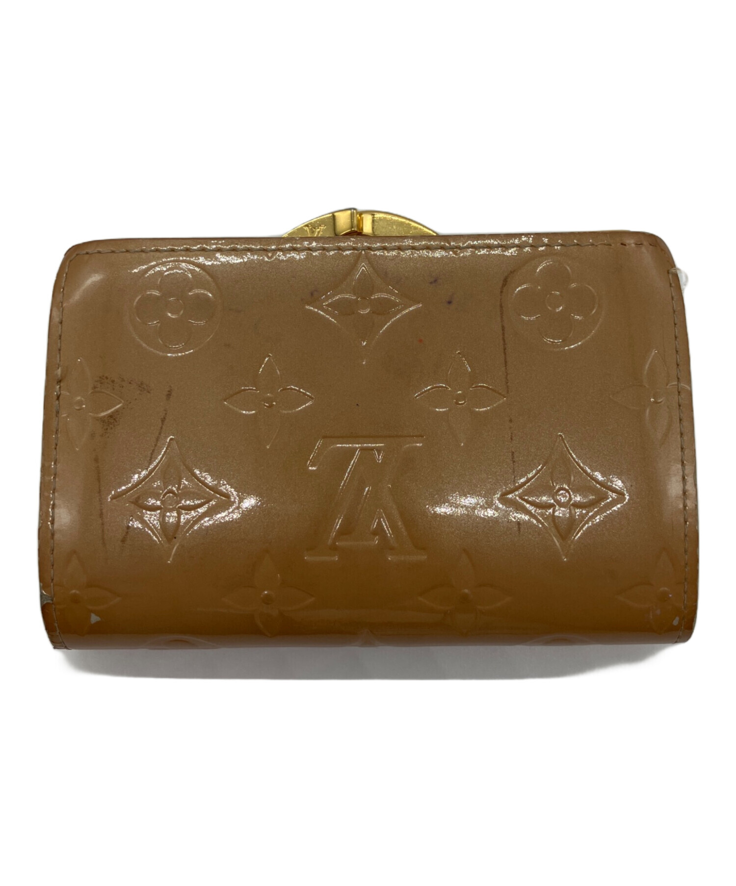 中古・古着通販】LOUIS VUITTON (ルイ ヴィトン) ヴェルニ ベージュ 