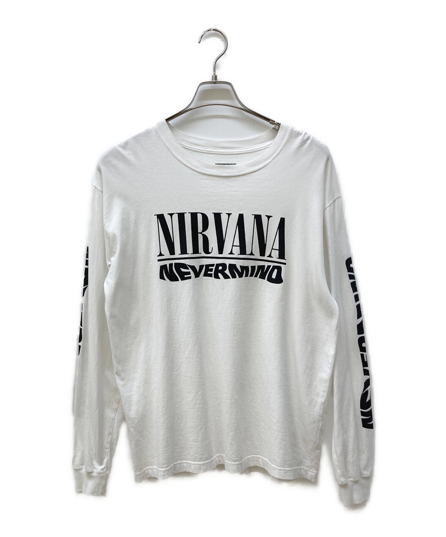【869】Tシャツ NEIGHBORHOOD×Nirvana サイズL 中古・古着通販】NEIGHBORHOOD (ネイバーフッド) NH X NIRVANA.TEE