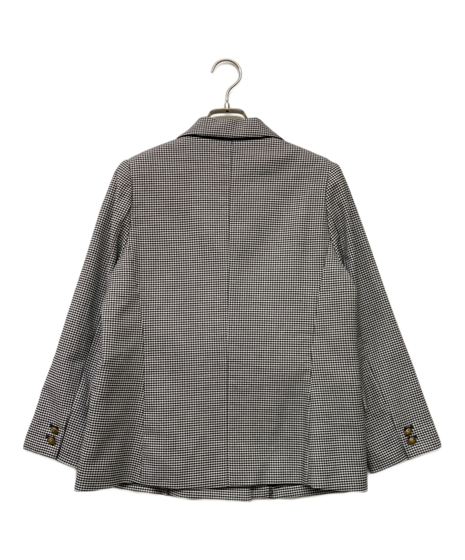 中古・古着通販】Mila Owen (ミラオーウェン) 金釦チェックダブル