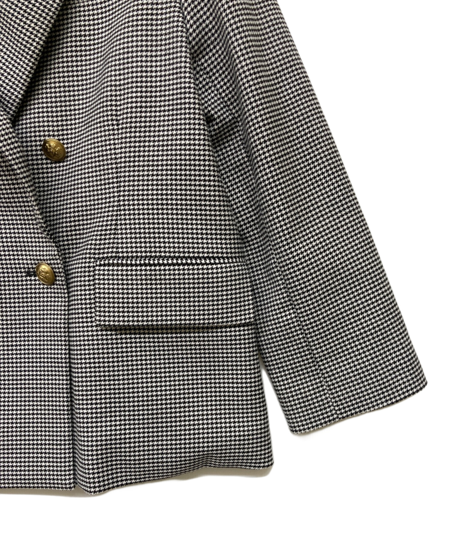 中古・古着通販】Mila Owen (ミラオーウェン) 金釦チェックダブル