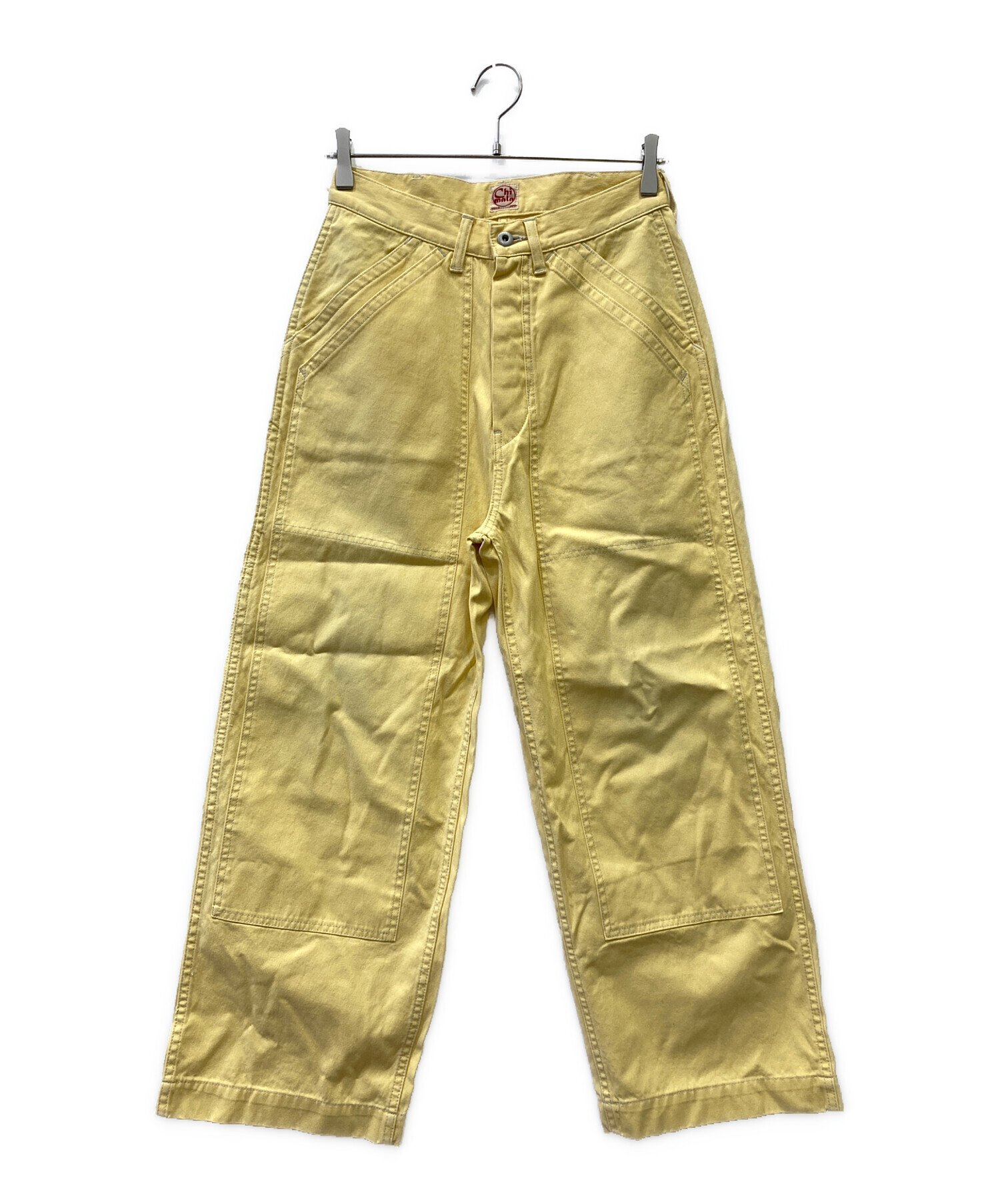 中古・古着通販】chimala (チマラ) ワークパンツ イエロー サイズ:S