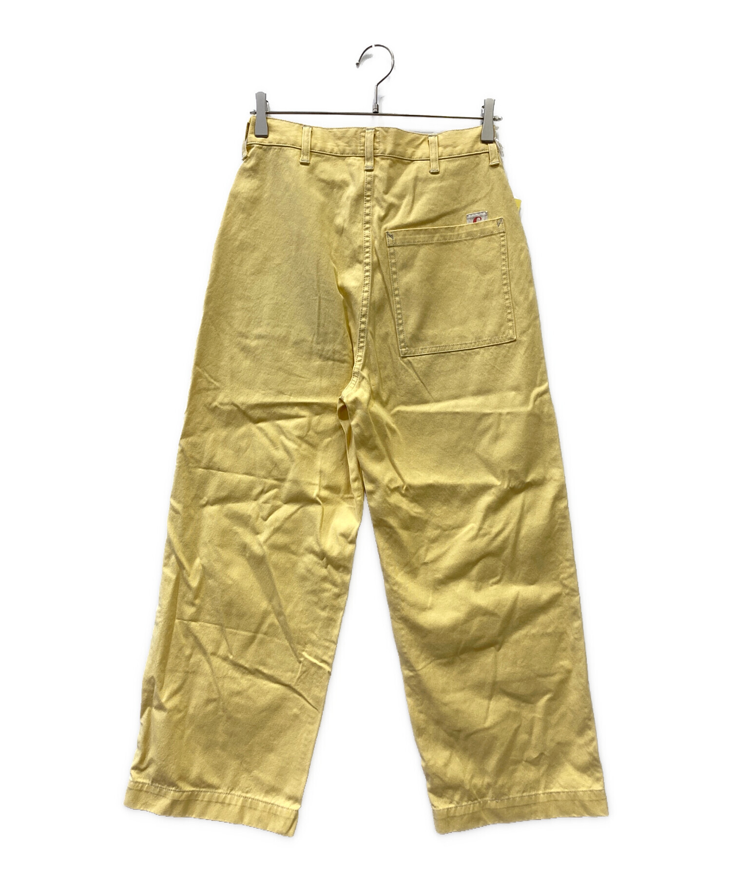 中古・古着通販】chimala (チマラ) ワークパンツ イエロー サイズ:S