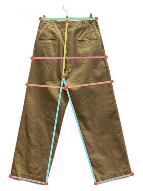 2024AW：OUTIL（ウティ） PANTALON Meynes BROWN OUTIL】PANTALON