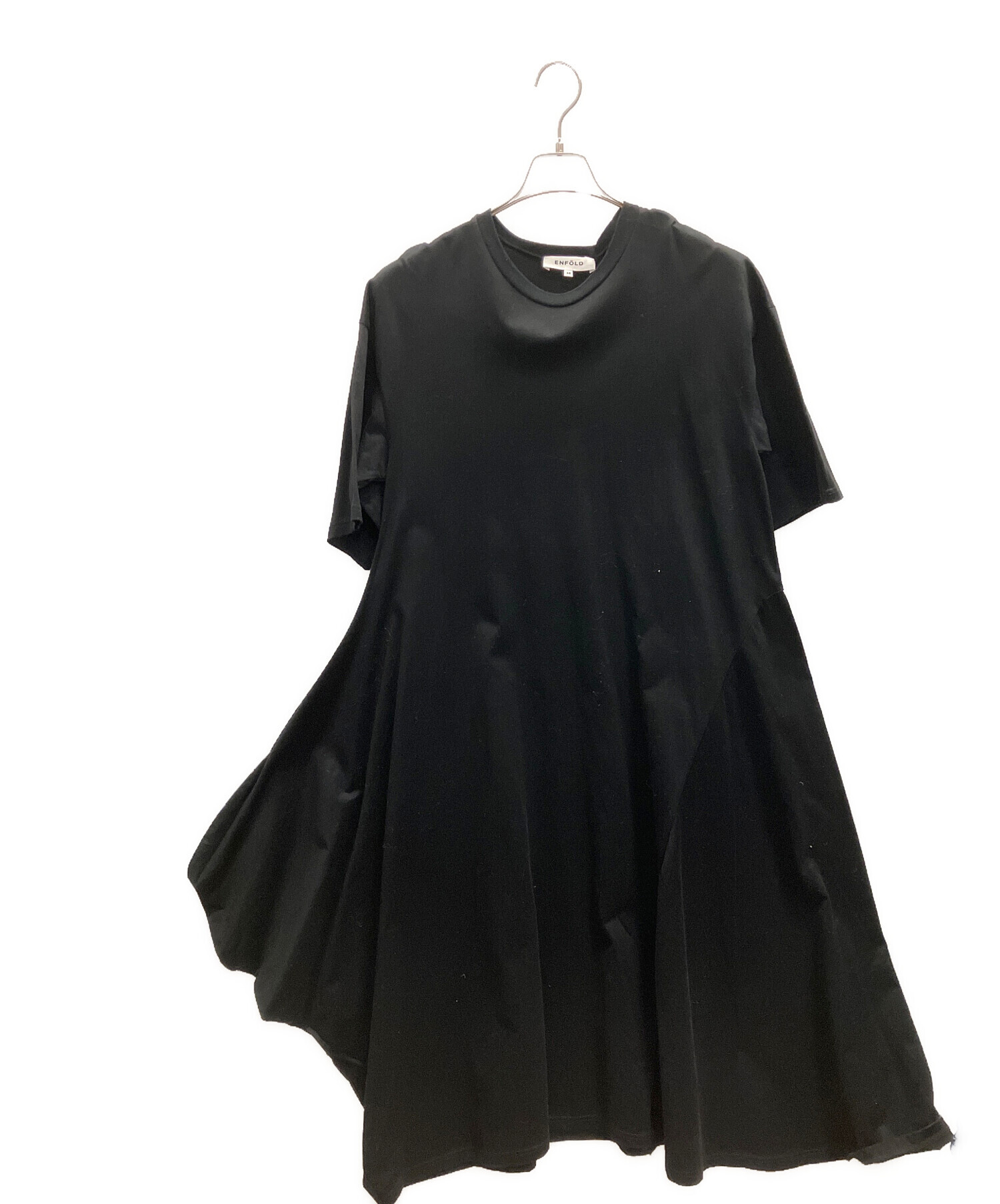 中古・古着通販】ENFOLD (エンフォルド) シルケット天竺 アシンメ5分袖 