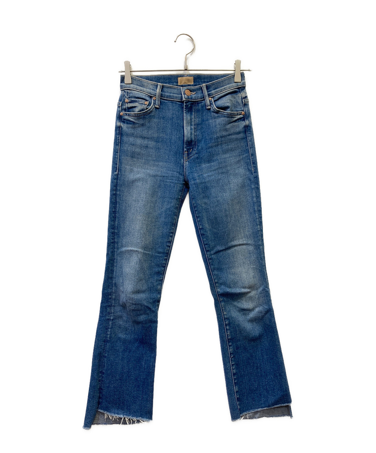 マザーシリーズ(5) 中古・古着通販】mother (マザー) INSIDER CROP STEP FRAY ブルー