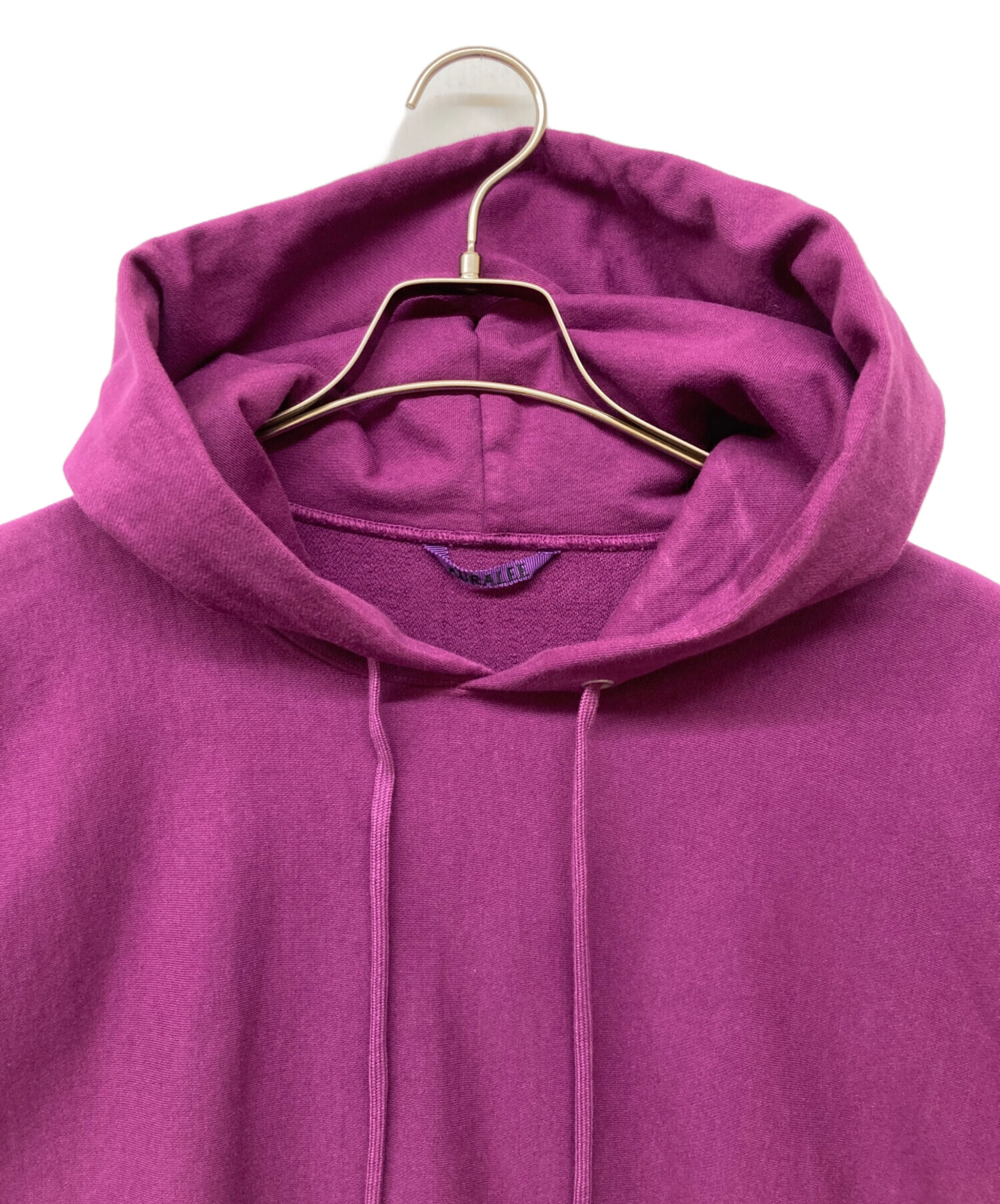 美品　AURALEE パープル フード付きパーカー　オーラリー 中古・古着通販】AURALEE (オーラリー) SUPER MILLED SWEAT P/O PARKA