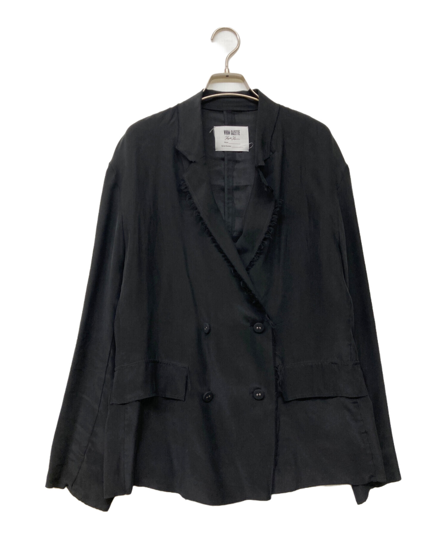 ウィムガゼット Whim Gazette ウールダブルジャケット （navy） -靴