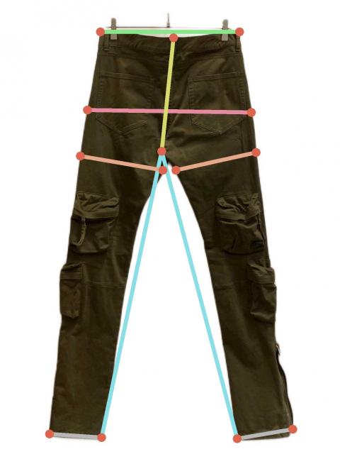 中古・古着通販】MLVINCE (メルヴィンス) MLVINCE TYPE-2 SLIM CARGO