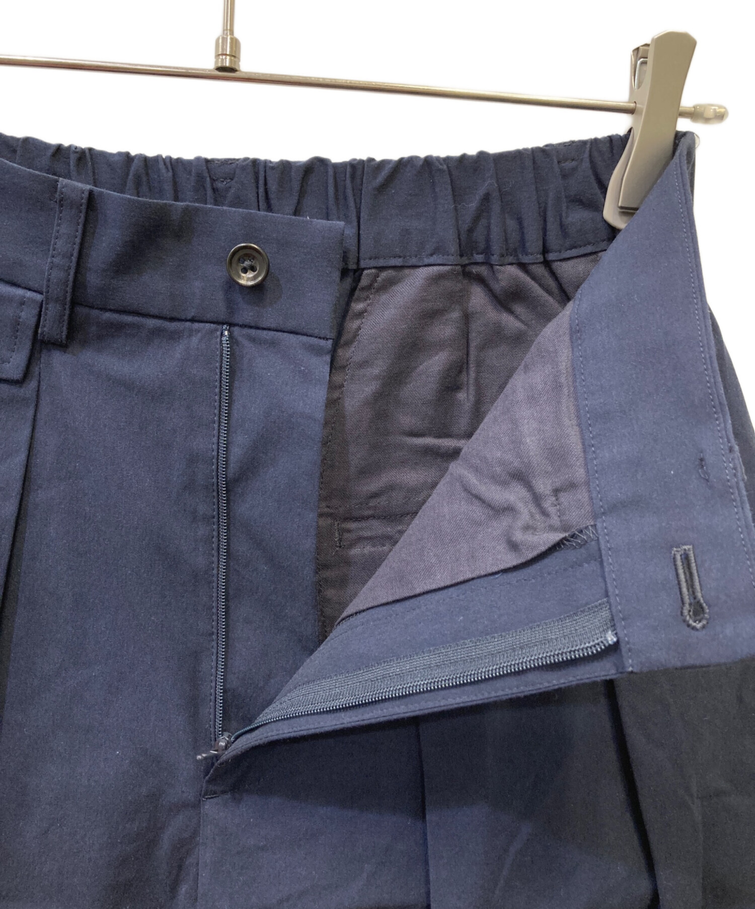 希少 ジャーナルスタンダードラックス ムラチノ ビックタック パンツ ネイビー 中古・古着通販】journal standard luxe (ジャーナルスタンダード