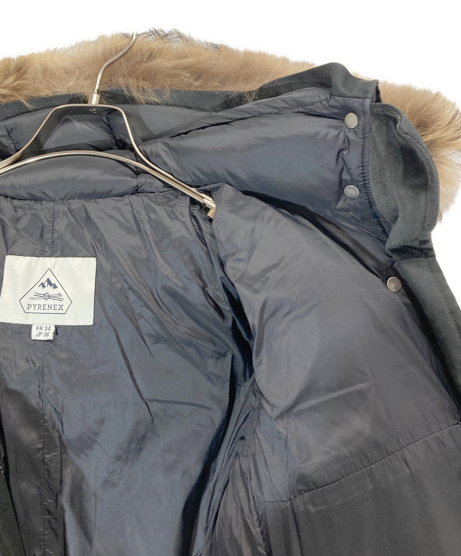 中古・古着通販】Pyrenex (ピレネックス) ダウンコート ブラック 