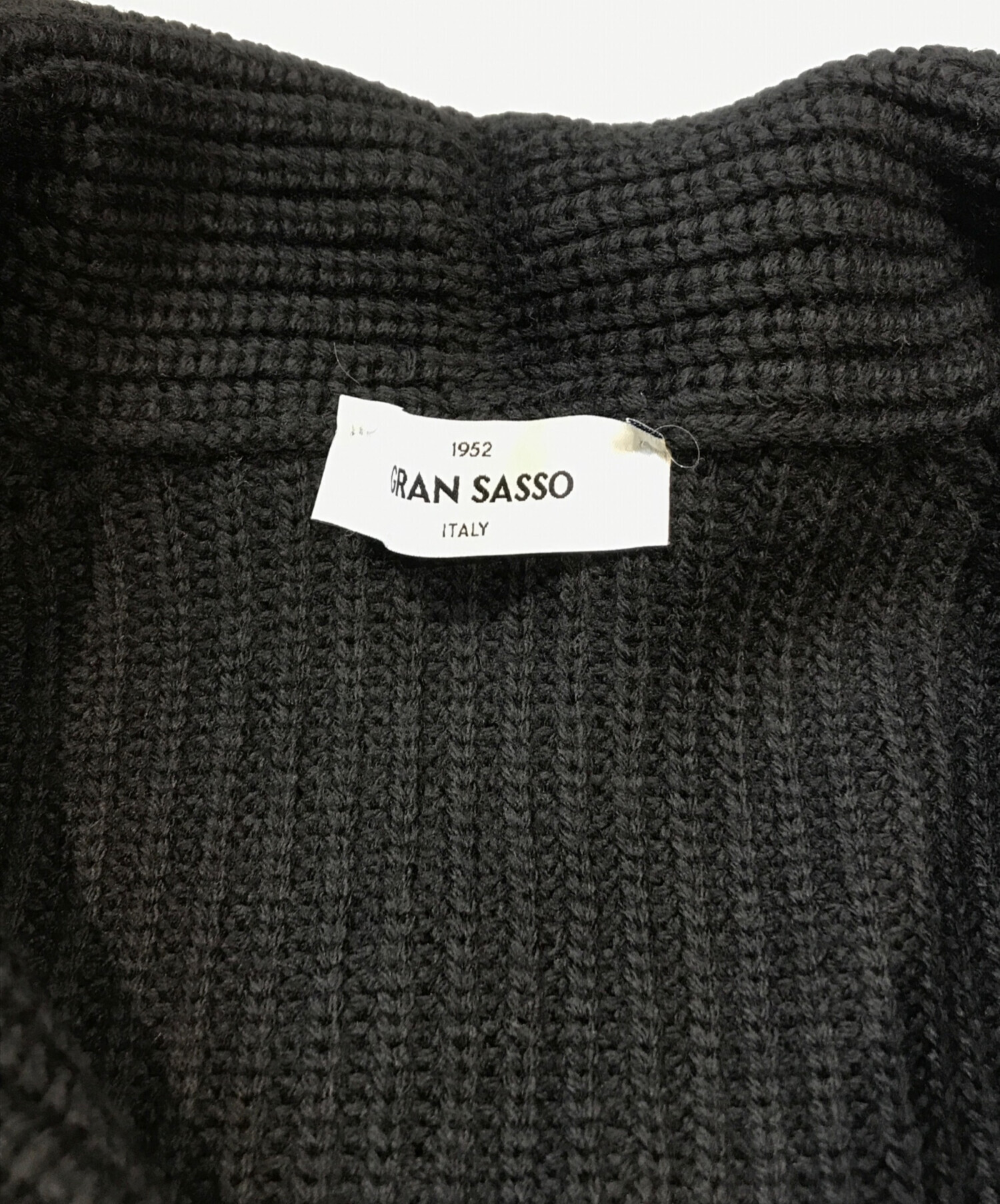 中古・古着通販】GRAN SASSO (グランサッソ) ショールカラーウール
