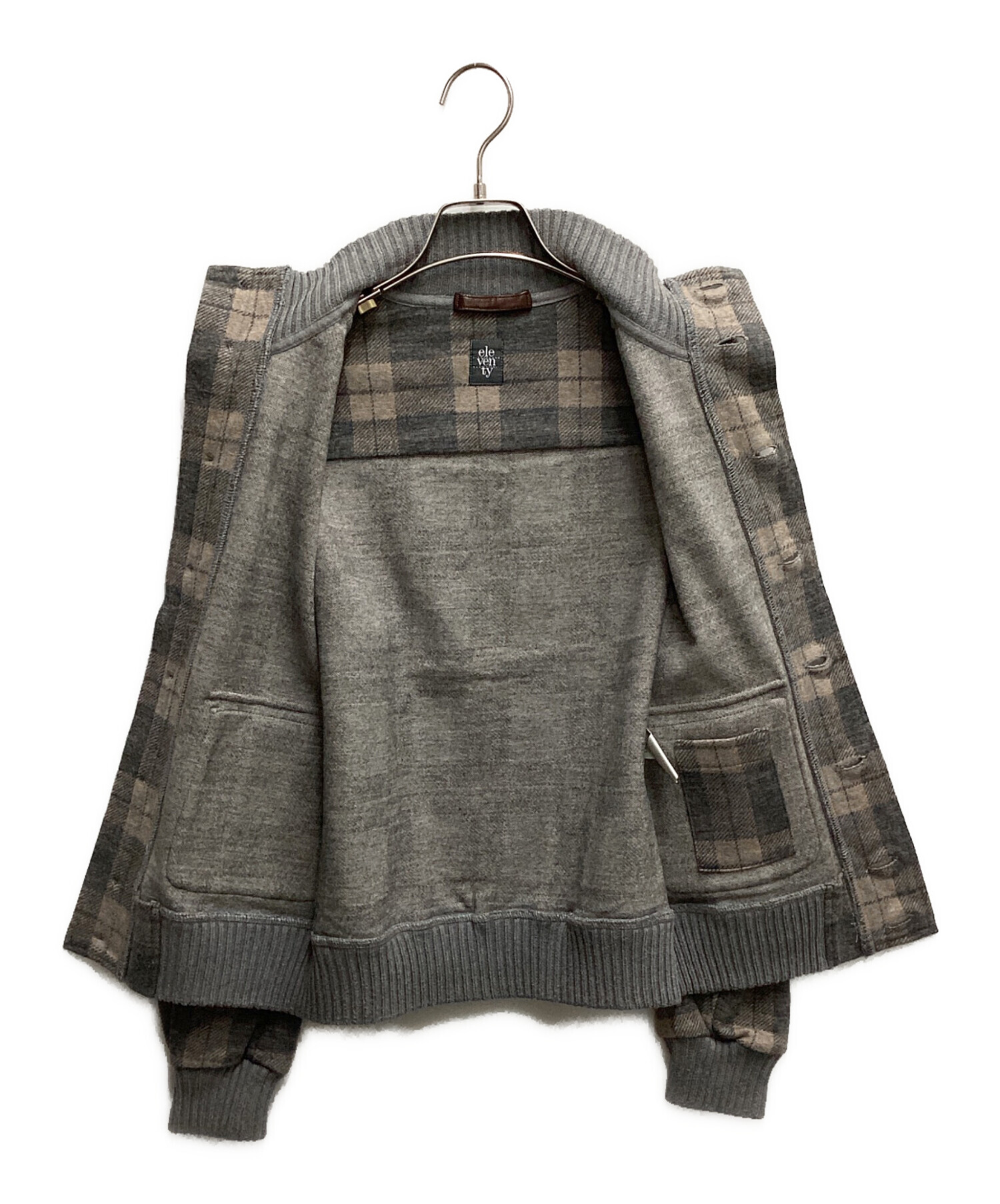 中古・古着通販】eleventy (イレブンティ) ウールコットンブルゾン
