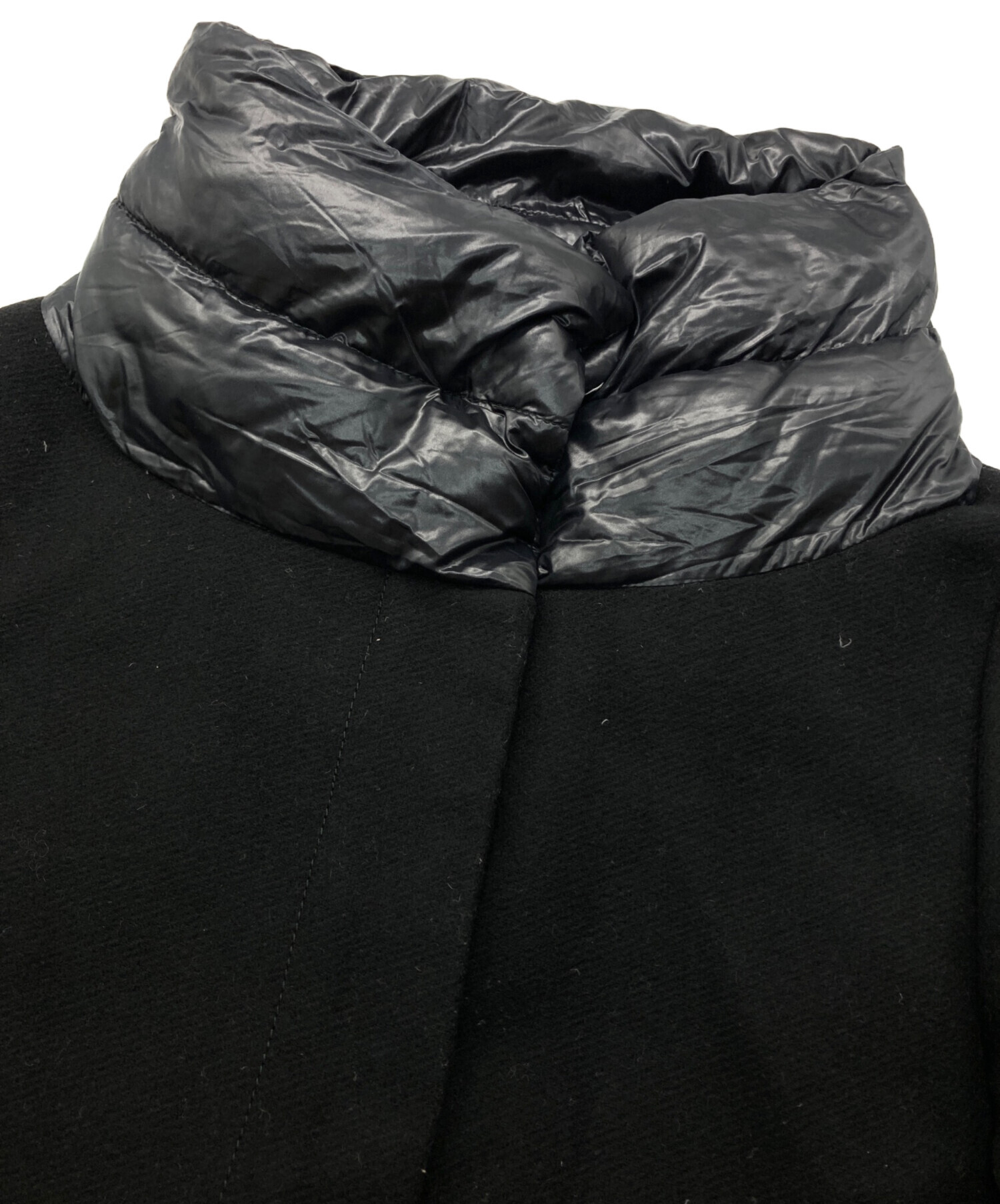 中古・古着通販】HERNO (ヘルノ) 切替ダウンコート ブラック サイズ:42 