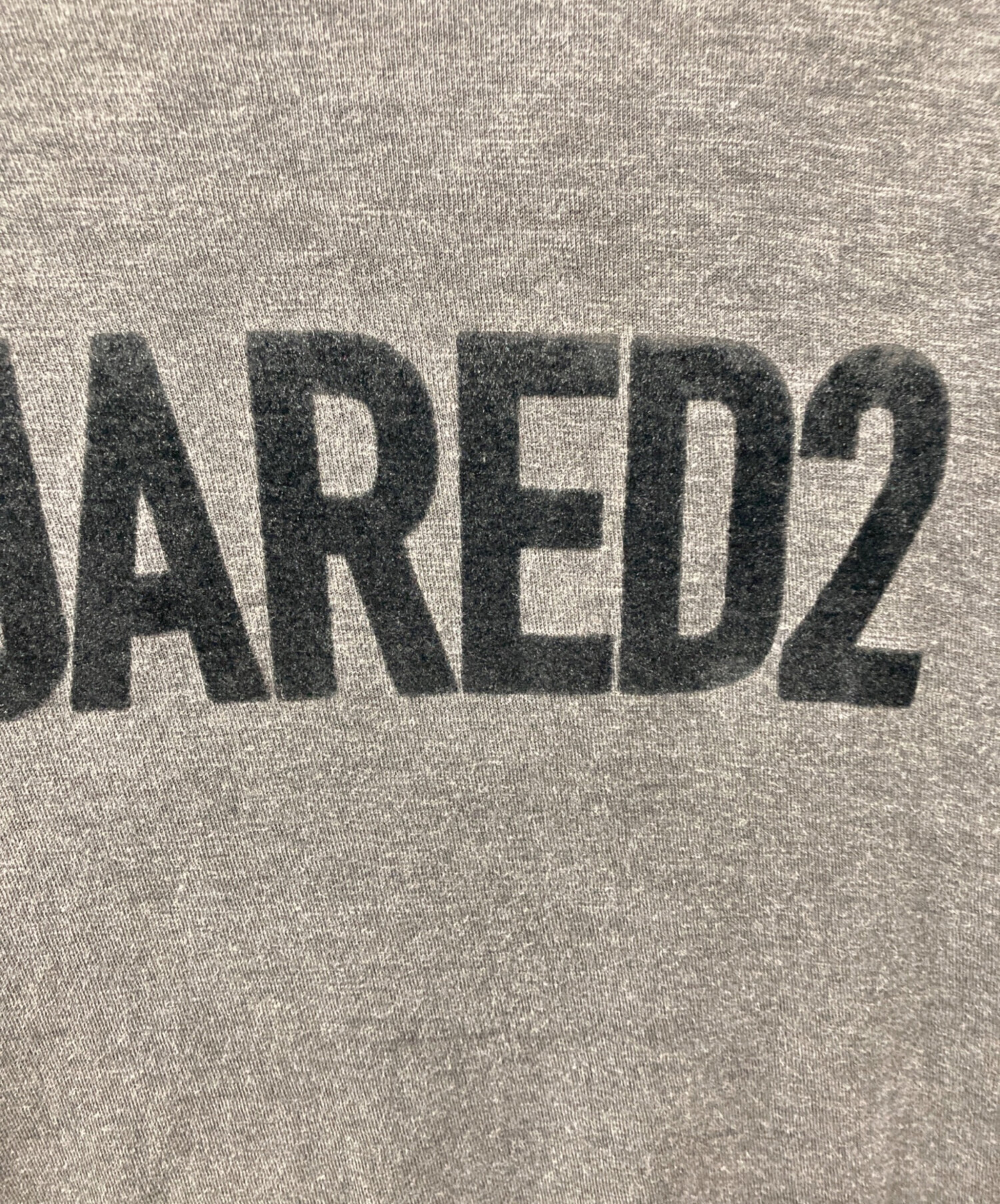 中古・古着通販】DSQUARED2 (ディースクエアード) ロゴTシャツ グレー