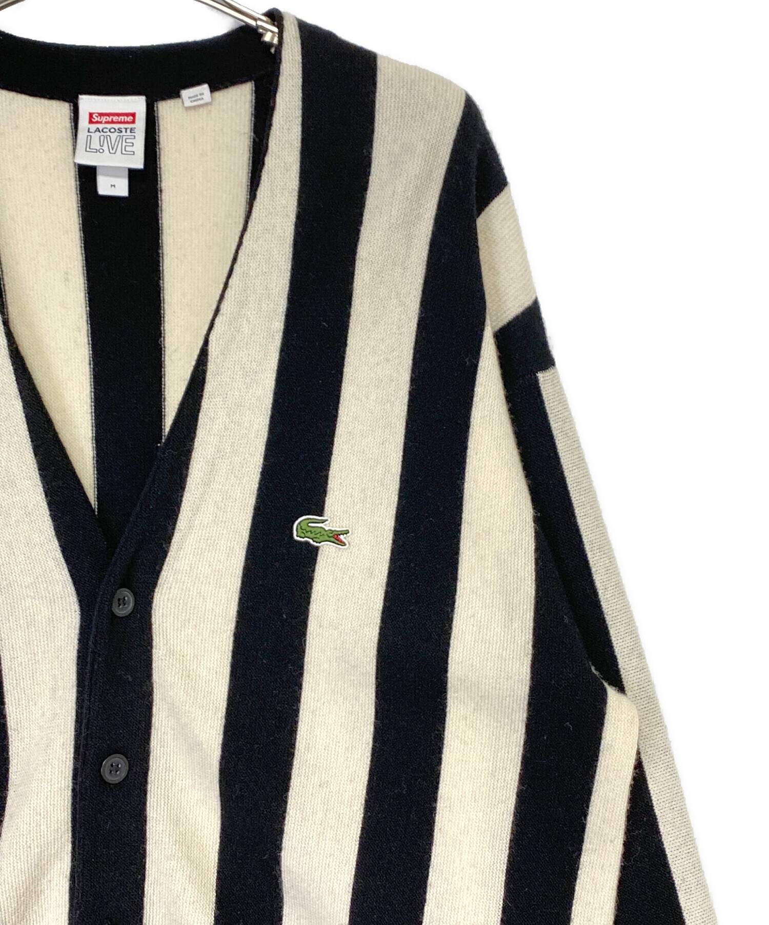 中古・古着通販】SUPREME (シュプリーム) LACOSTE (ラコステ) Stripe 