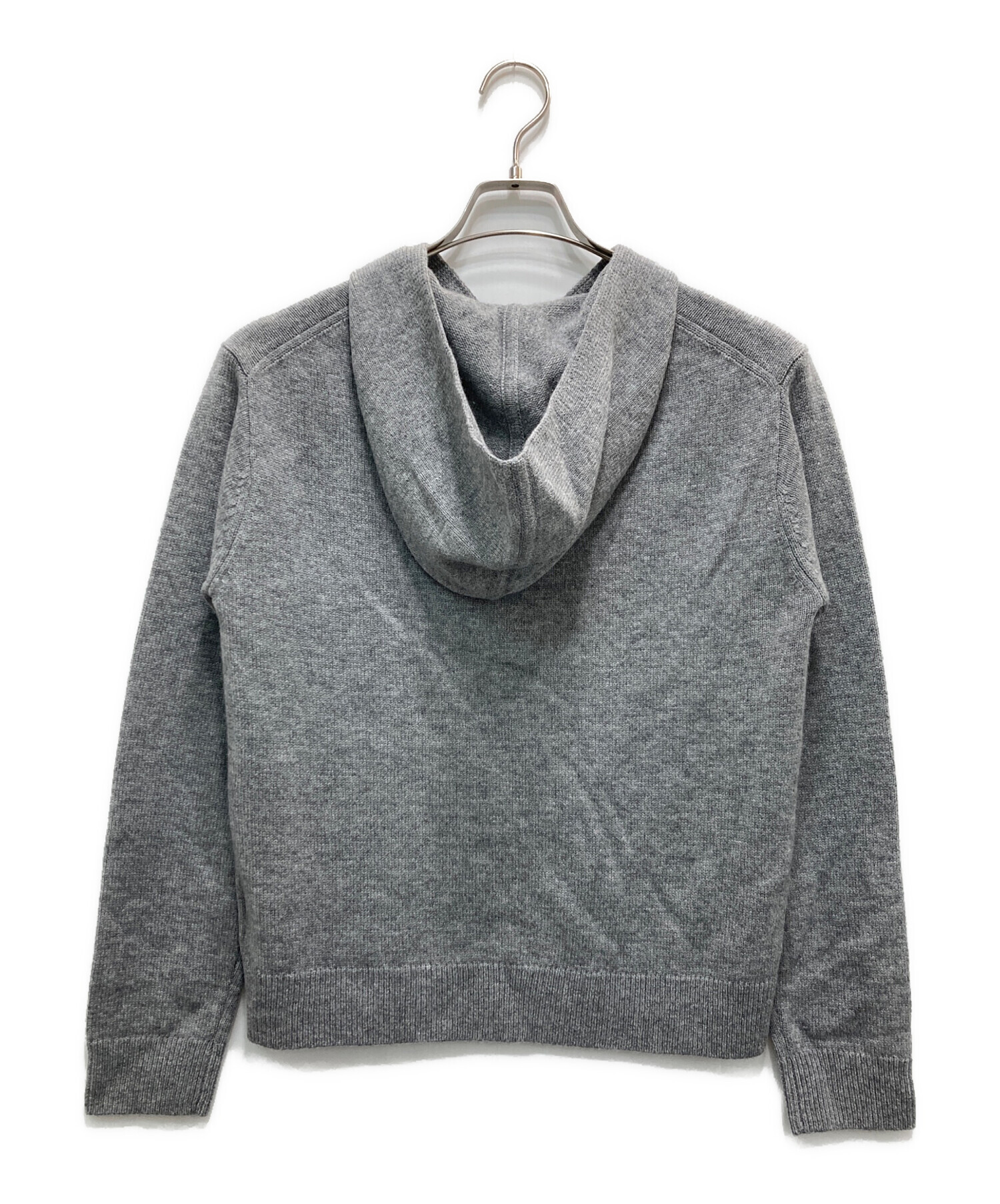 中古・古着通販】theory (セオリー) ニットフーディー グレー サイズ:S