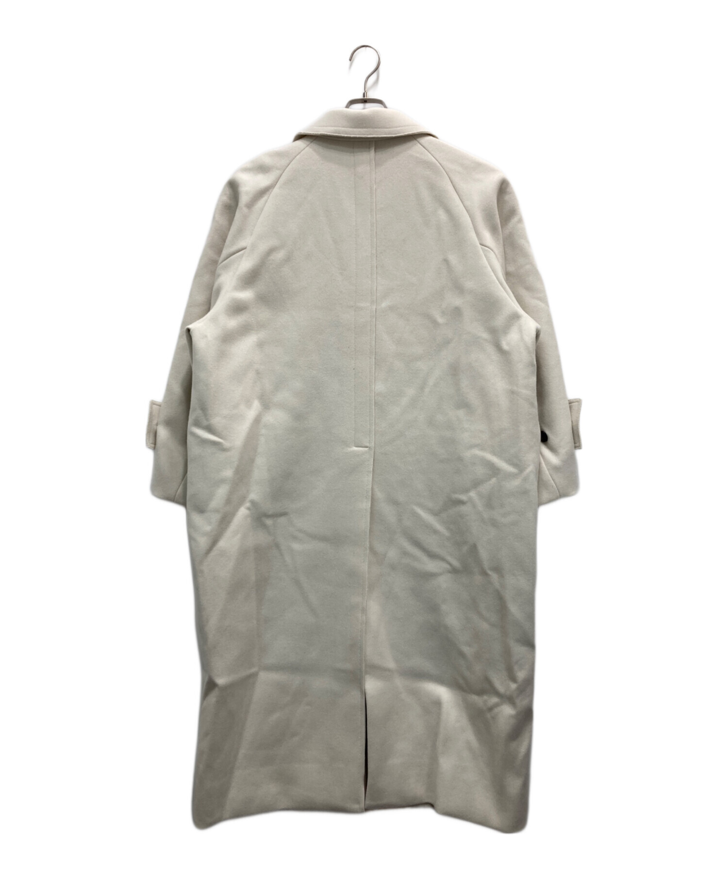 メゾンスペシャル スーパー140メルトンダブルコート チャコールグレー 36 SALE】Super140 Melton Double Coat