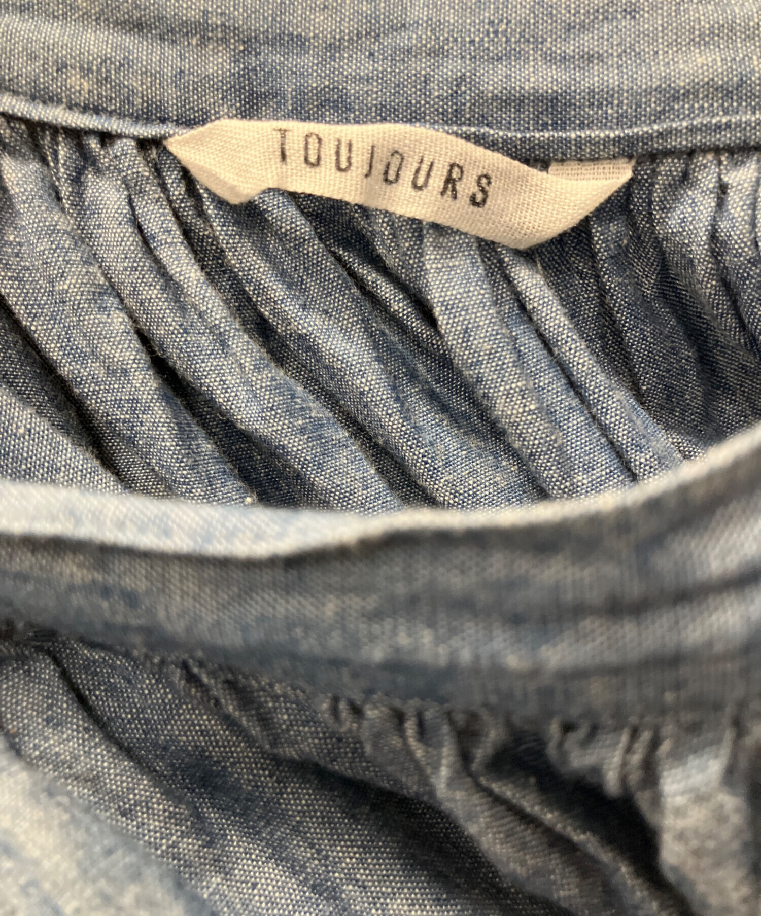 中古・古着通販】Toujours (トゥジュー) ランダムプリーツマキシ