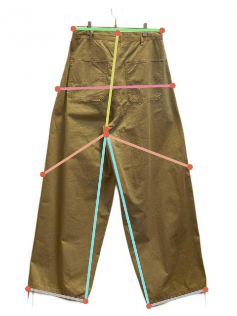 中古・古着通販】ARGUE (アーギュ) MOV BAKER PANTS オリーブ サイズ:3