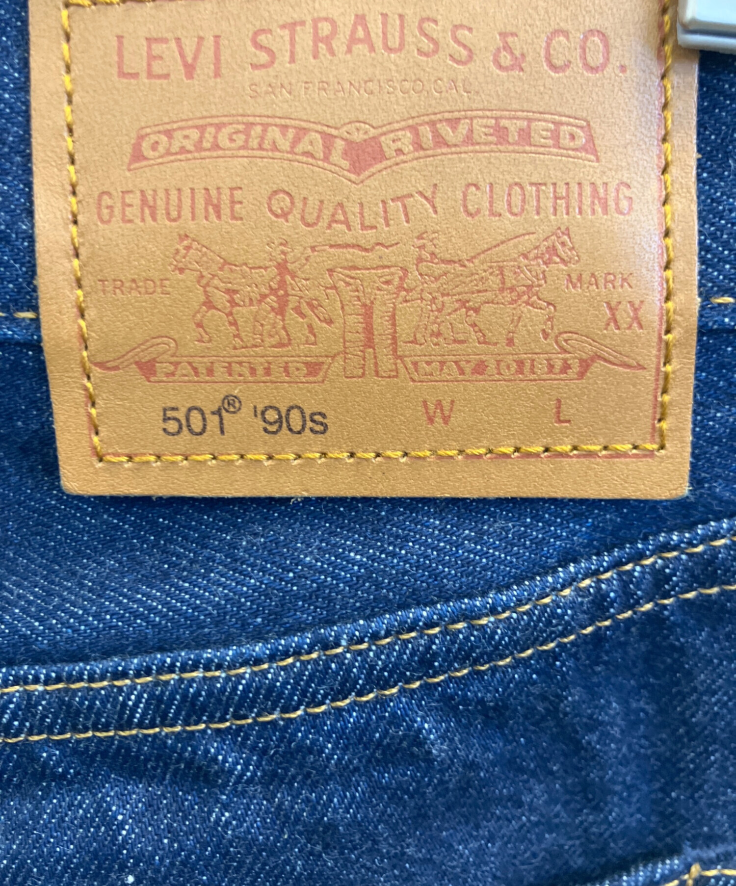 中古・古着通販】LEVI'S (リーバイス) 501 '90S セルビッジデニム