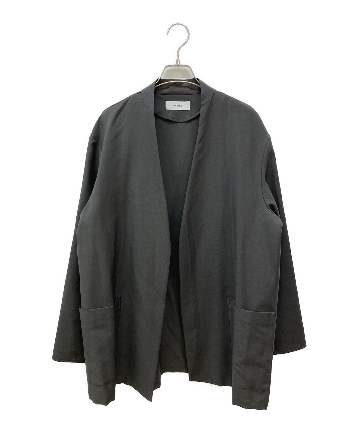 【ゆなめ】marka オーガニックウール モヘアトロピカル シャツコート 中古・古着通販】MARKA (マーカ) オーガニックウール モヘア