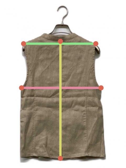 中古・古着通販】HOWIE Clothing (ハウイクロージング) linen vest