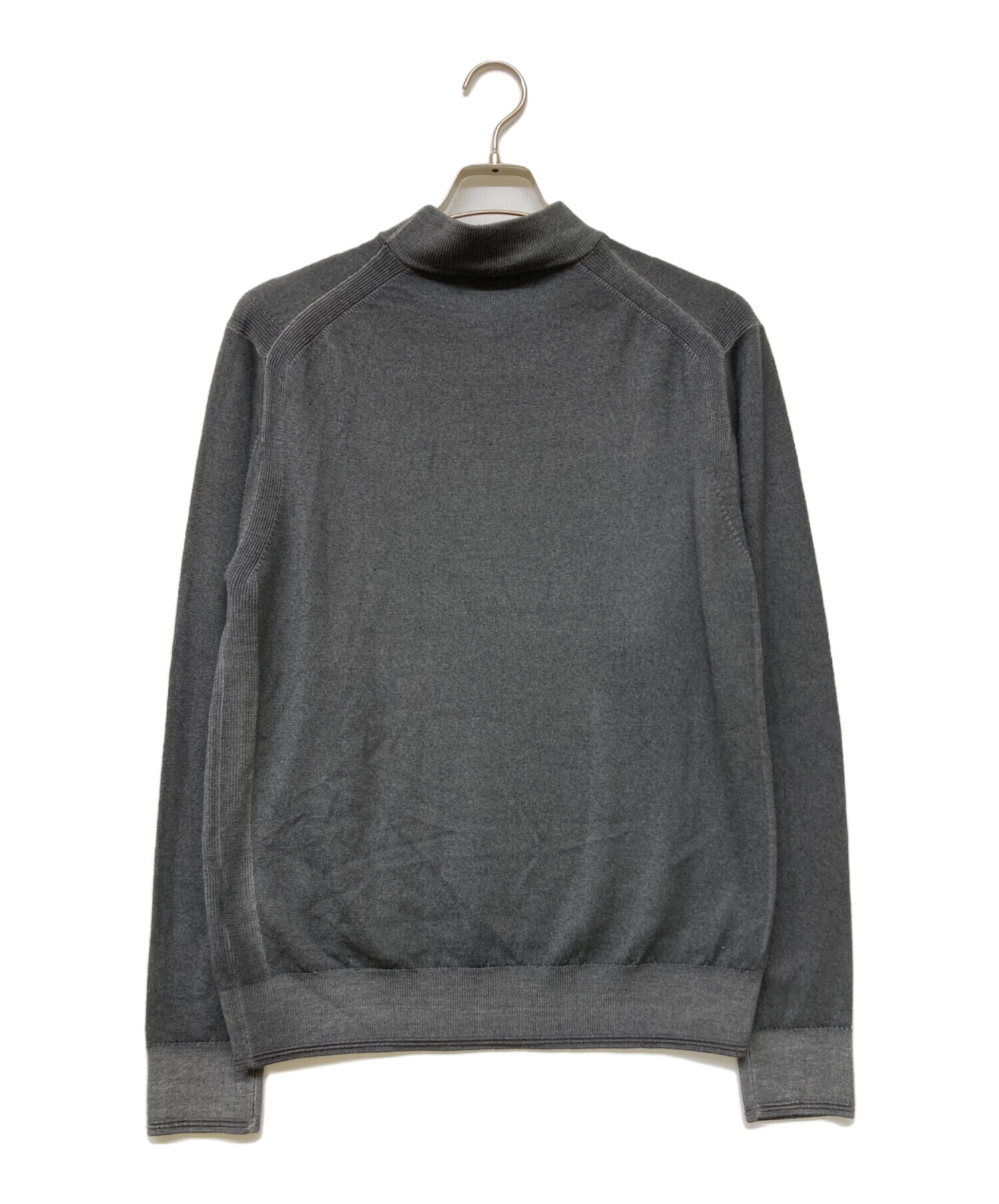 AOURE アウール　モックネック　ニット　グレー 中古・古着通販】AOURE (アウール) モックネックニット グレー