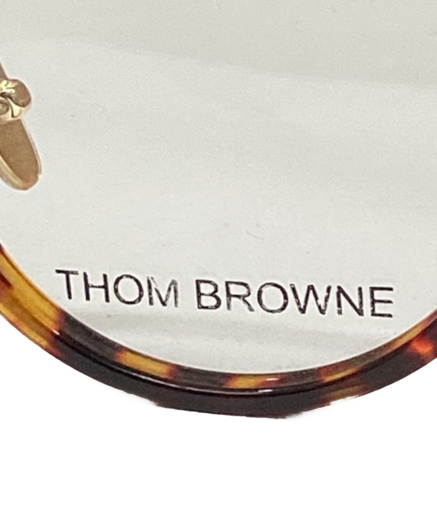 中古・古着通販】Thom Browne (トムブラウン) 眼鏡 ブラウン サイズ:49