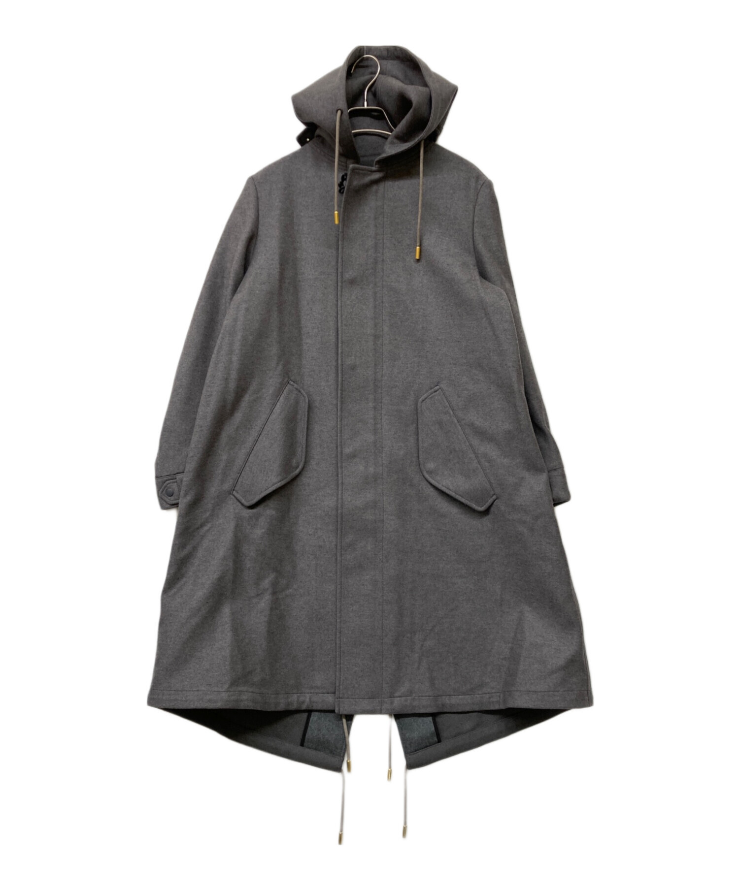 中古・古着通販】THE RERACS (ザ リラクス) ウールフーデッドコート