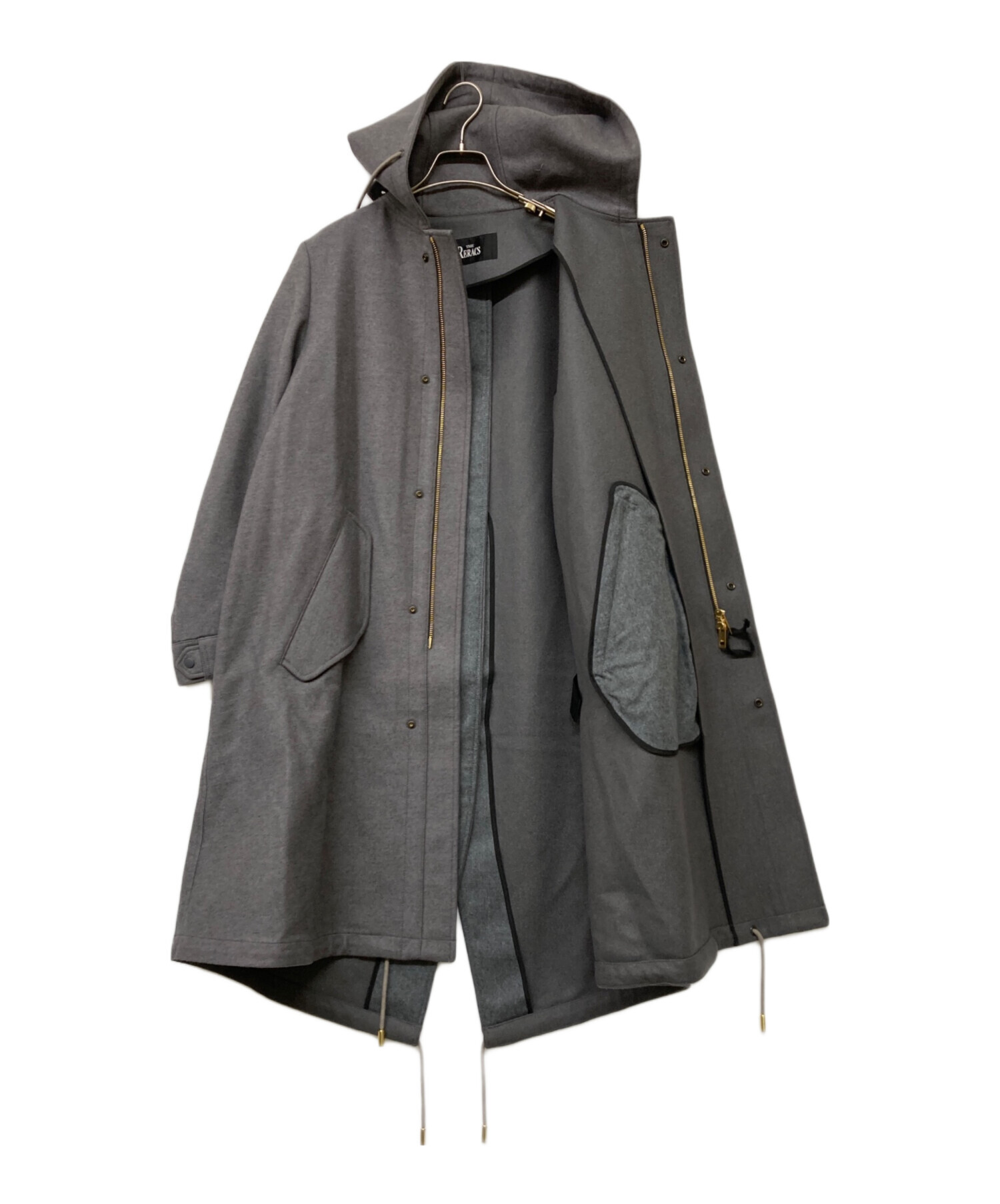 中古・古着通販】THE RERACS (ザ リラクス) ウールフーデッドコート