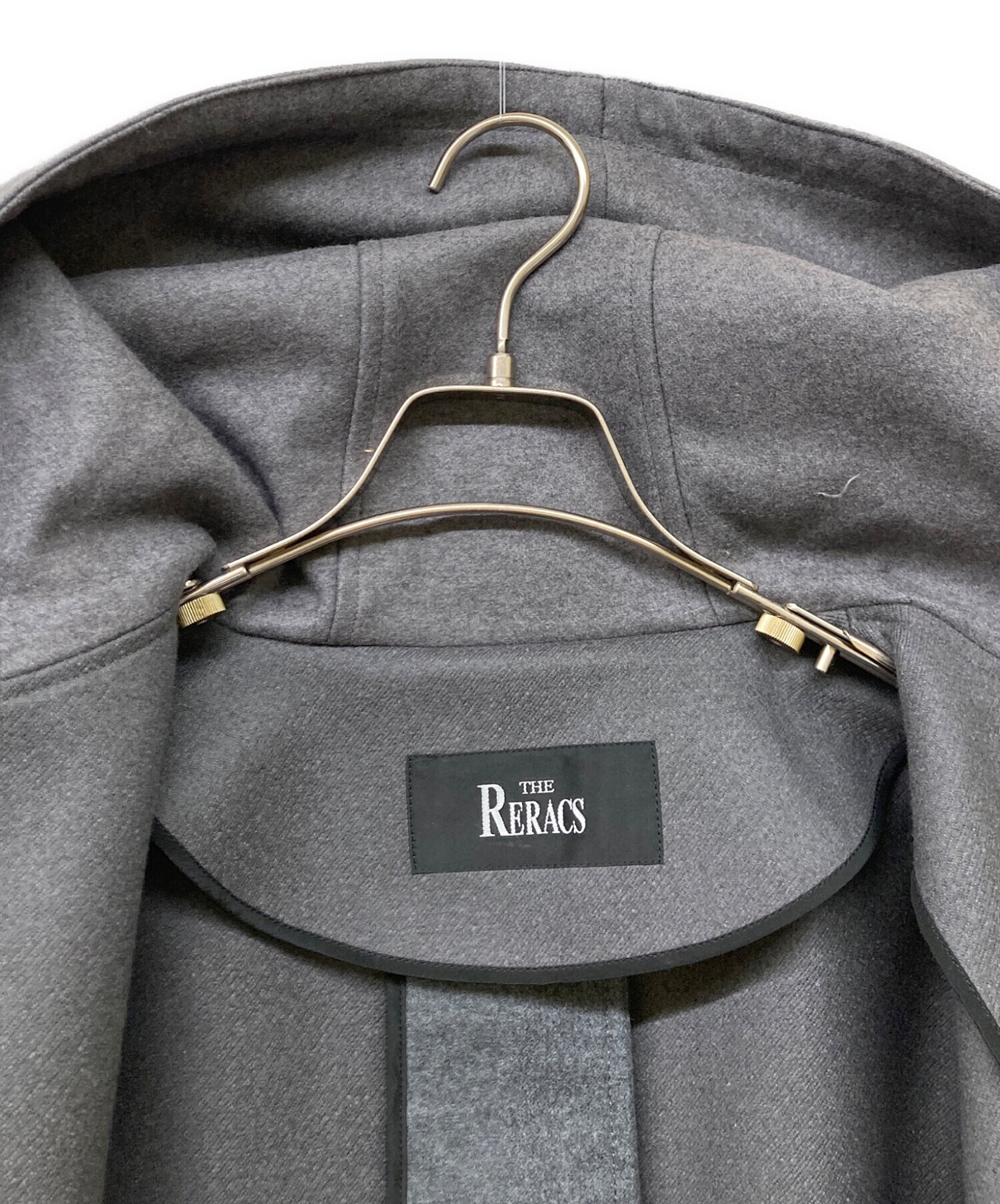 中古・古着通販】THE RERACS (ザ リラクス) ウールフーデッドコート