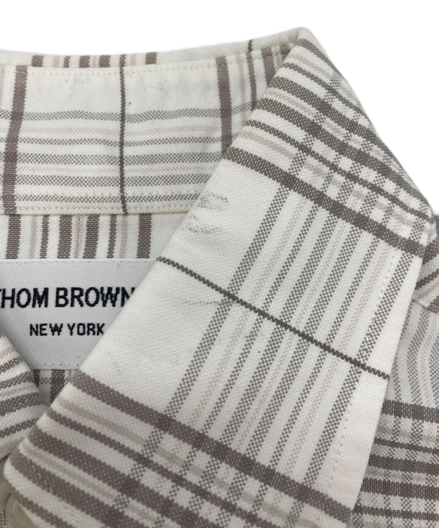 THOM BROWNE タオル ホワイト　値下げ THOM BROWNE タオル ホワイト 値下げ 【公式通販】