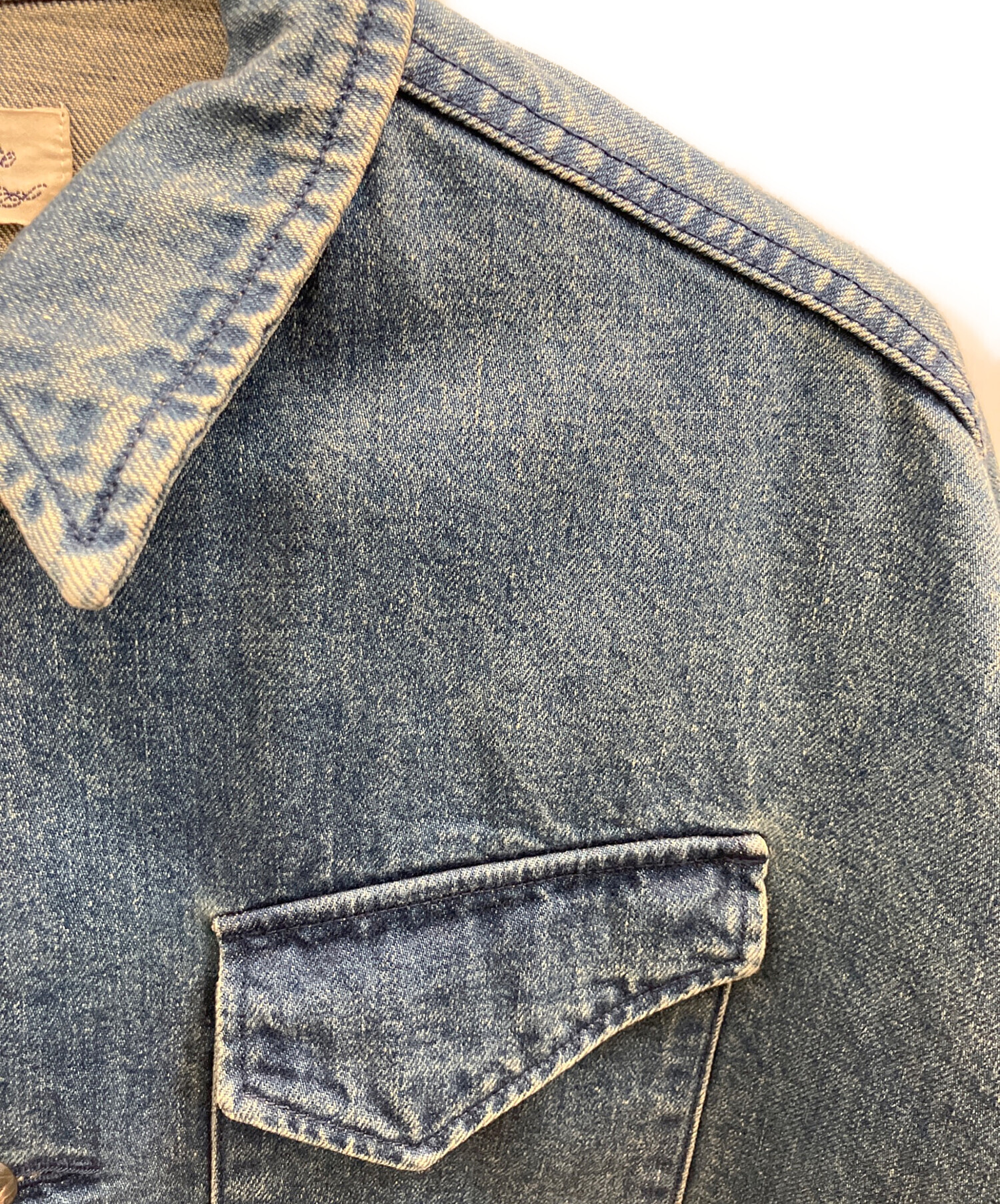 2点送料無料☆REMI RELIEF×Ray BEAMS　別注　レミレリーフ　スタッズ　モッズコート　フード　バック刺繍　ヴィンテージ加工Ｓ REMI RELIEF ⁄ 別注 Denim Jacket 2nd 25AW BEAMS PLUS