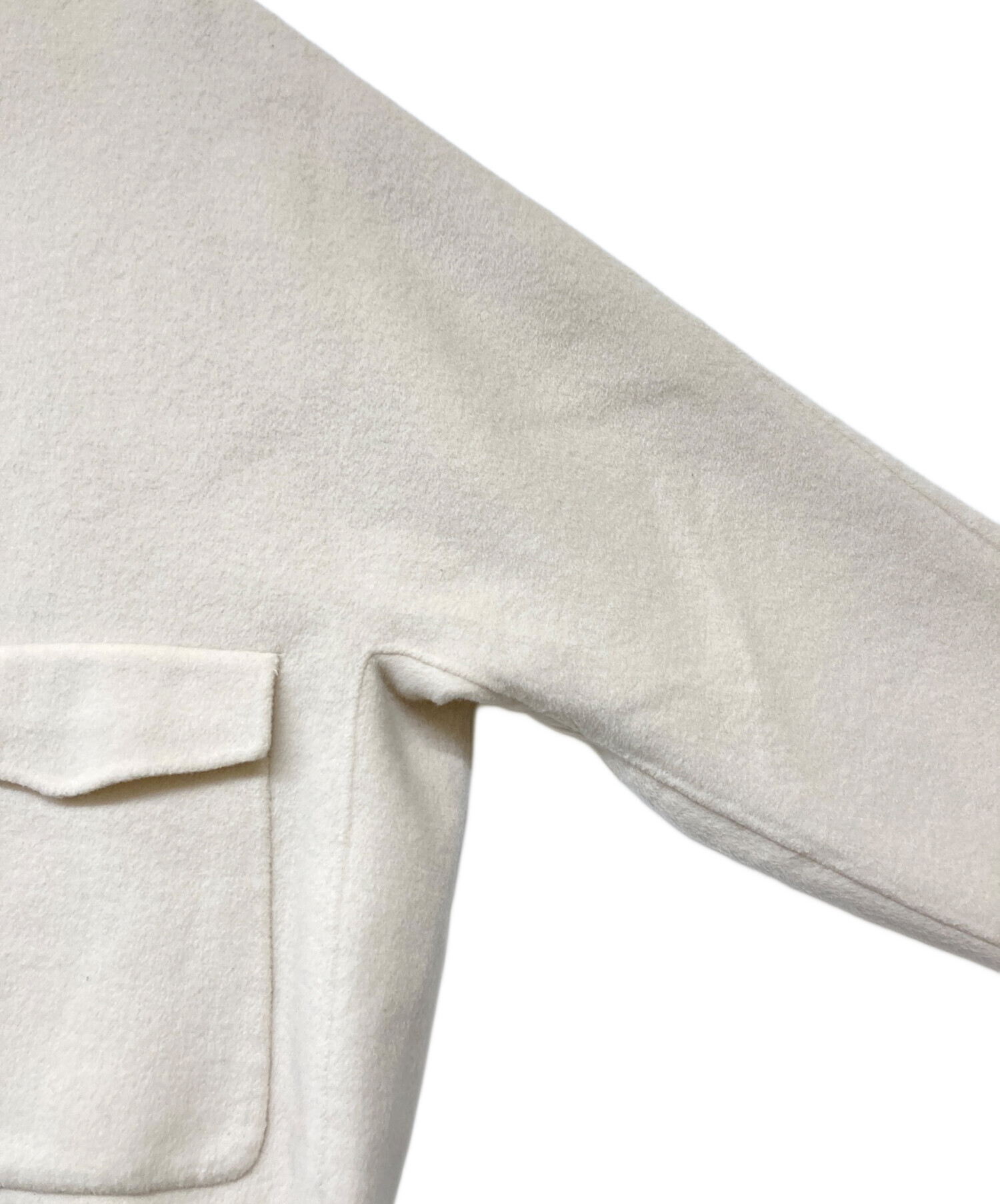 uncrave ライトリバー　ショートコート　アイボリー　サイズ2 ✨美品✨uncrave ライトリバー ショートコート サイズ2 - メルカリ