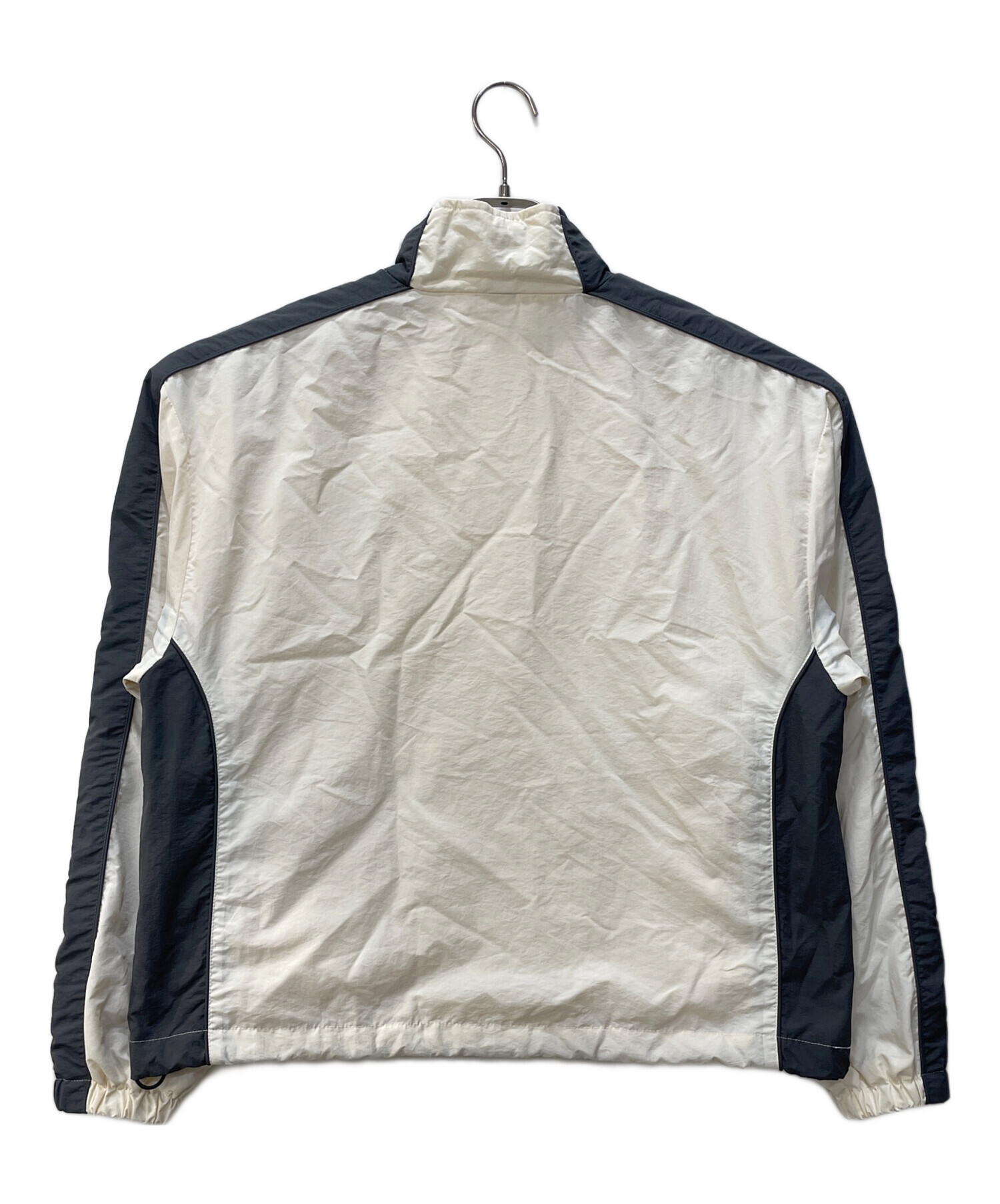 【Reebok】 別注スモールベクター刺繍裾ドロストナイロンジャケット ブルゾン ジャンバー 「Reebok/リーボック」 別注スモールベクター刺繍