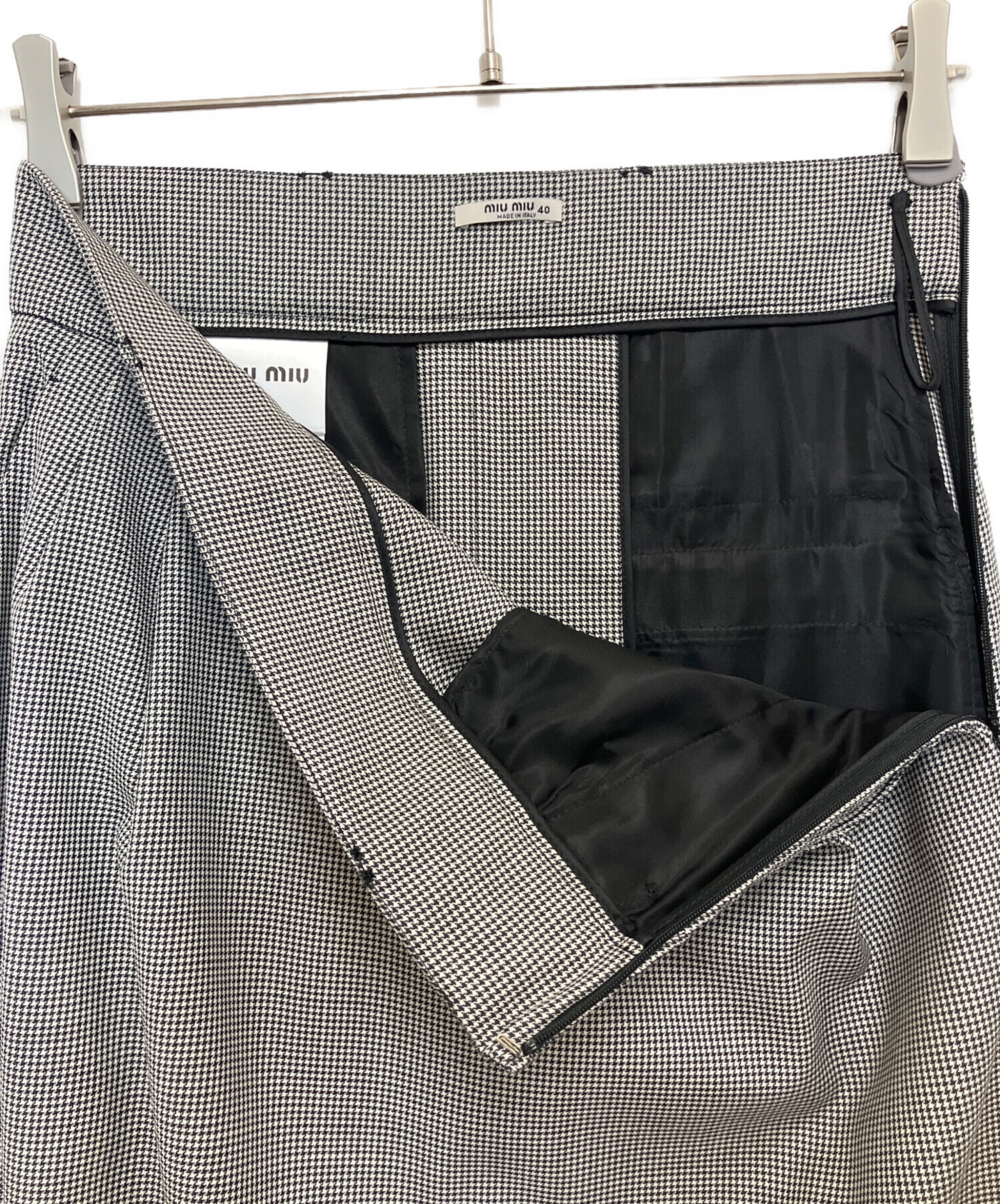 中古・古着通販】MIU MIU (ミュウミュウ) ロングスカート ミニハウンド