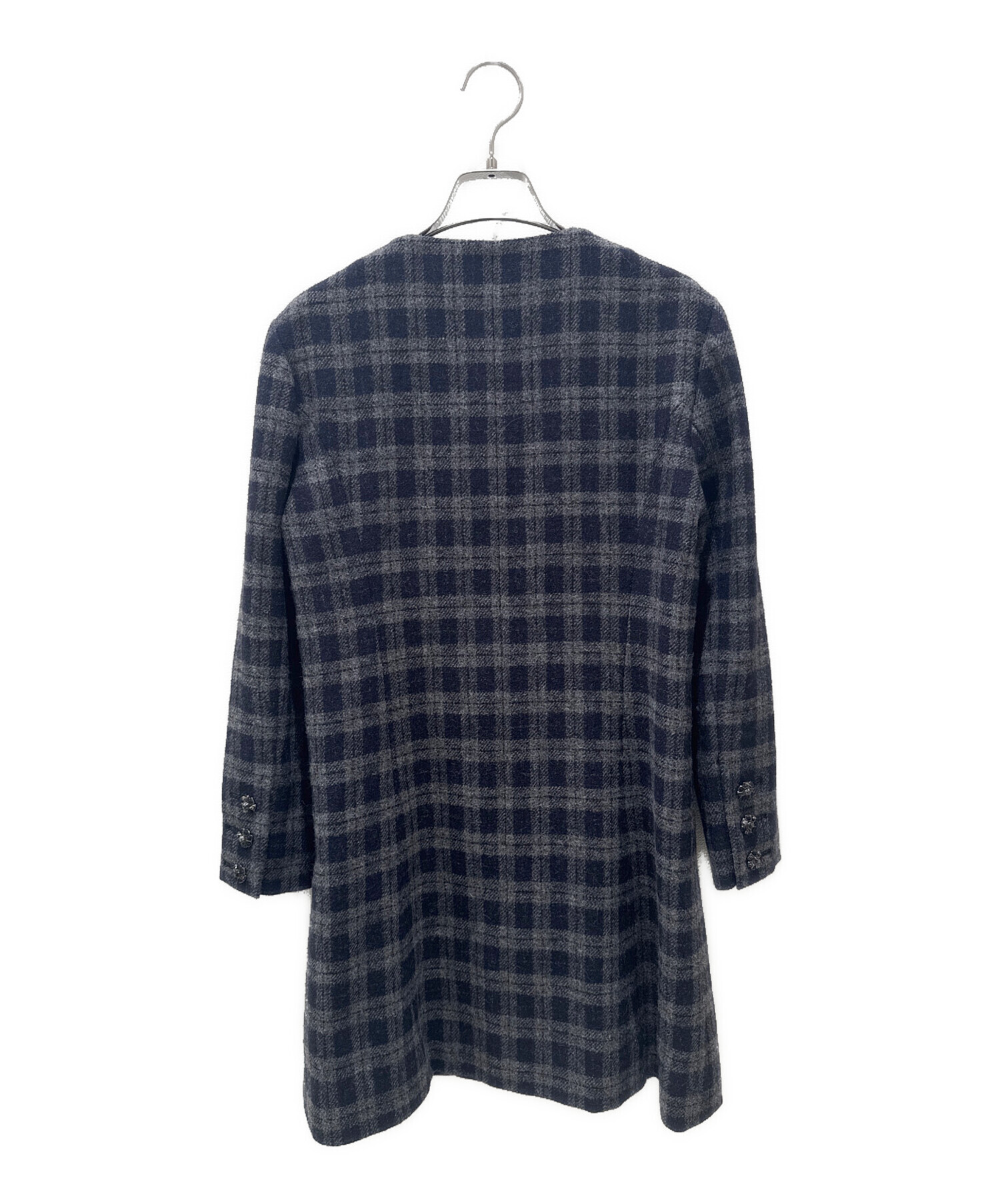 中古・古着通販】CHANEL (シャネル) P73 ウール×シルクチェック 