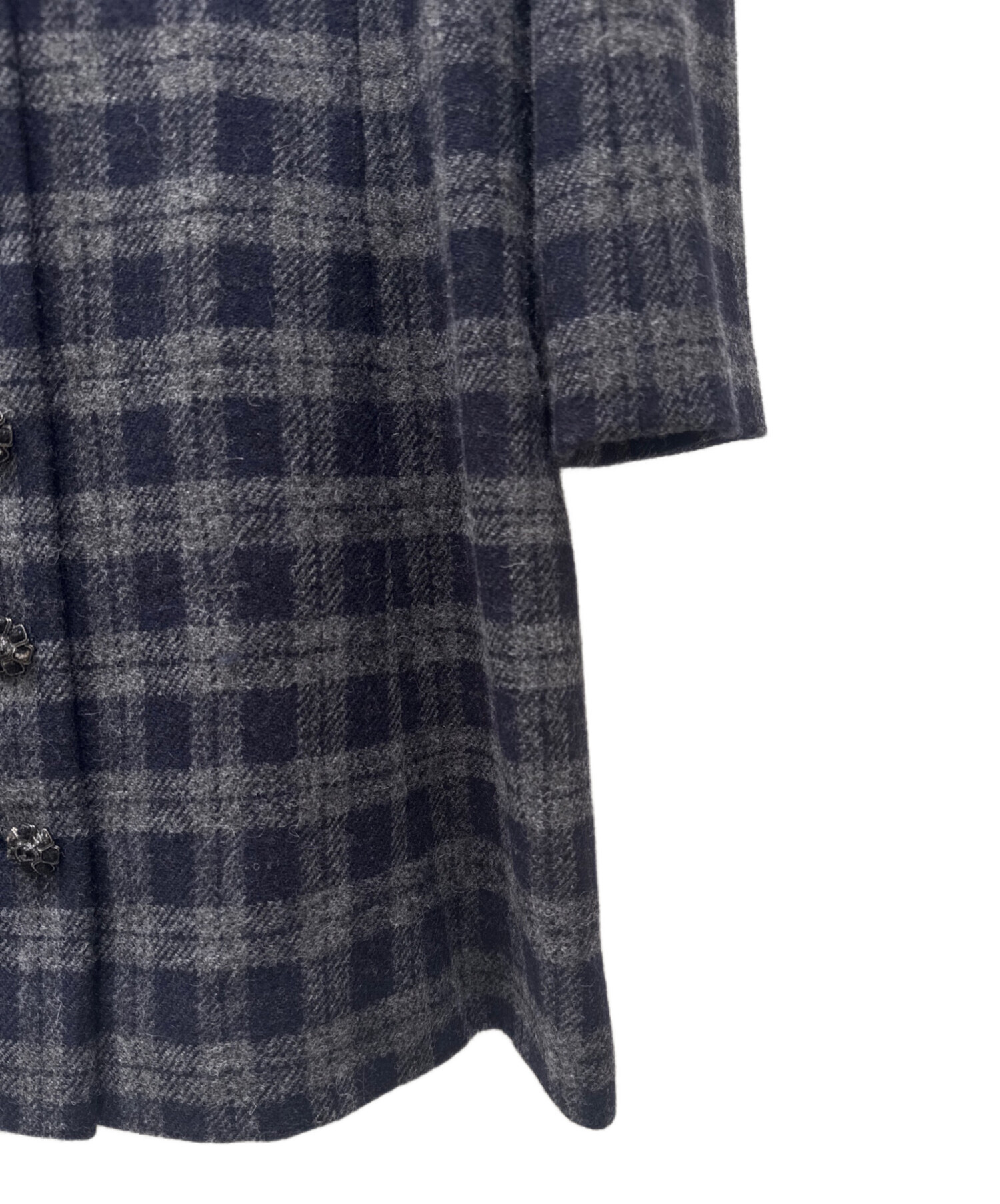 中古・古着通販】CHANEL (シャネル) P73 ウール×シルクチェック