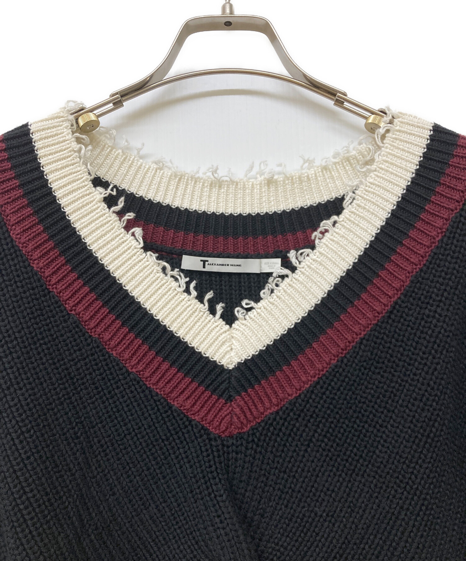 Alexander Wang アレキ ニット alexander wang - 【ラスト1点】DEBOSSED STACKED LOGO UNISEX