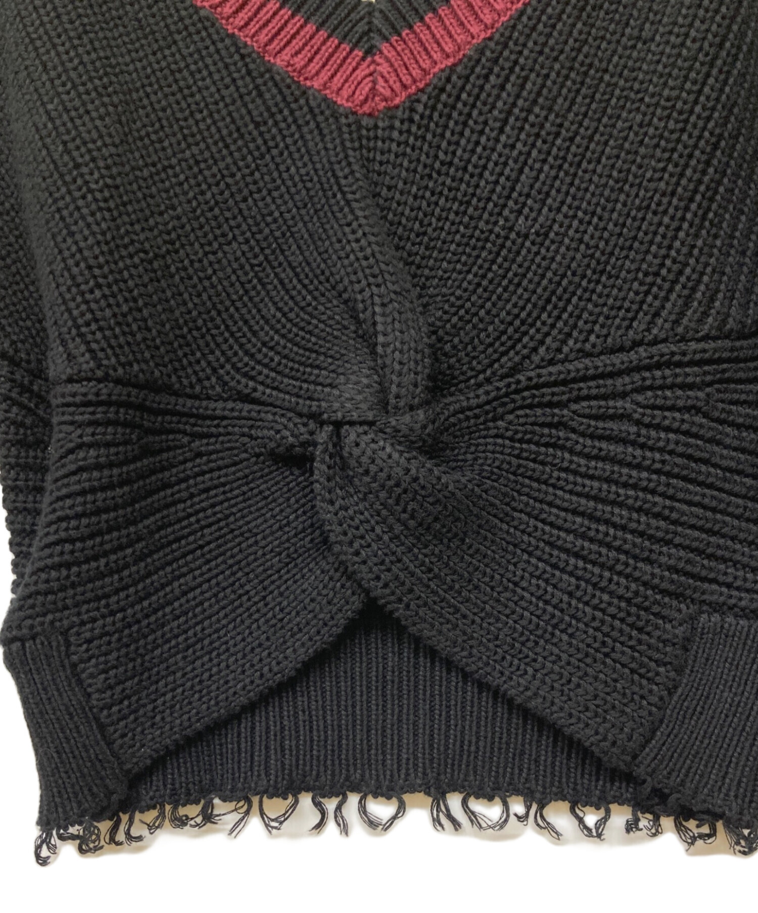 T by ALEXANDER WANG ニット・セーター XS 黒 【古着】【中古】【送料無料】 Alexander Wang - アレキサンダーワン ﾌﾞﾗｯｸ ﾚｲﾔｰﾄﾞｽﾘｰﾌﾞ ﾆｯﾄ XSの通販