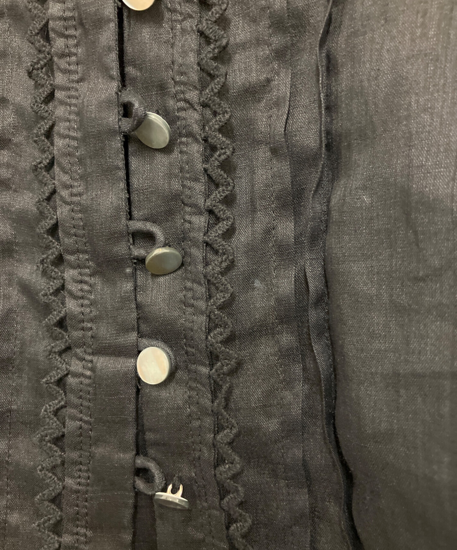 中古・古着通販】ISABEL MARANT (イザベルマラン) ブラウス ブラック 