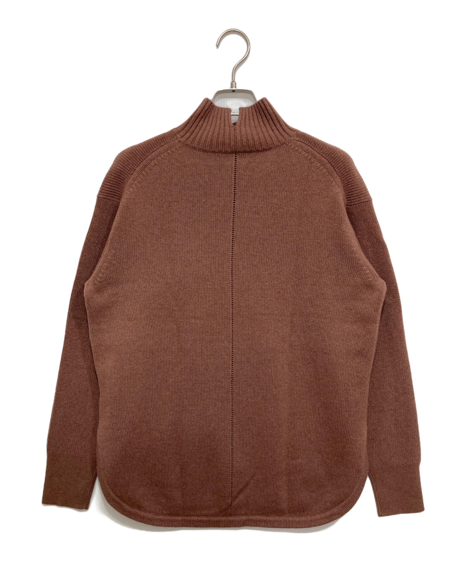 21AW✨セオリー カシミヤ100% ハイネックニット セーター ピンクベージュ 中古・古着通販】theory (セオリー) PETER カシミヤハイネックニット