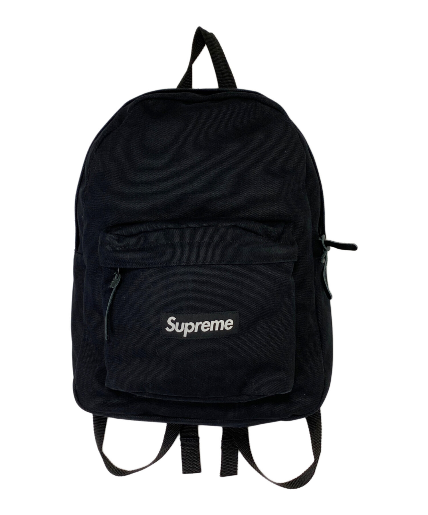 中古・古着通販】SUPREME (シュプリーム) Canvas Backpack ブラック 