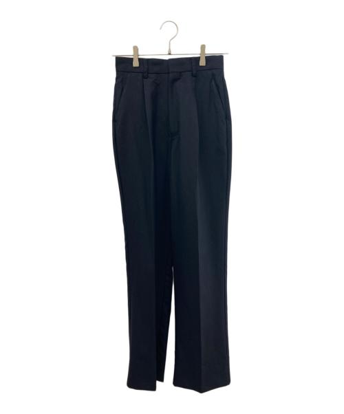 Cornier ウールワイドスラックス ブラック 中古・古着通販】Cornier (コルニエ) ウールスラックス ブラック